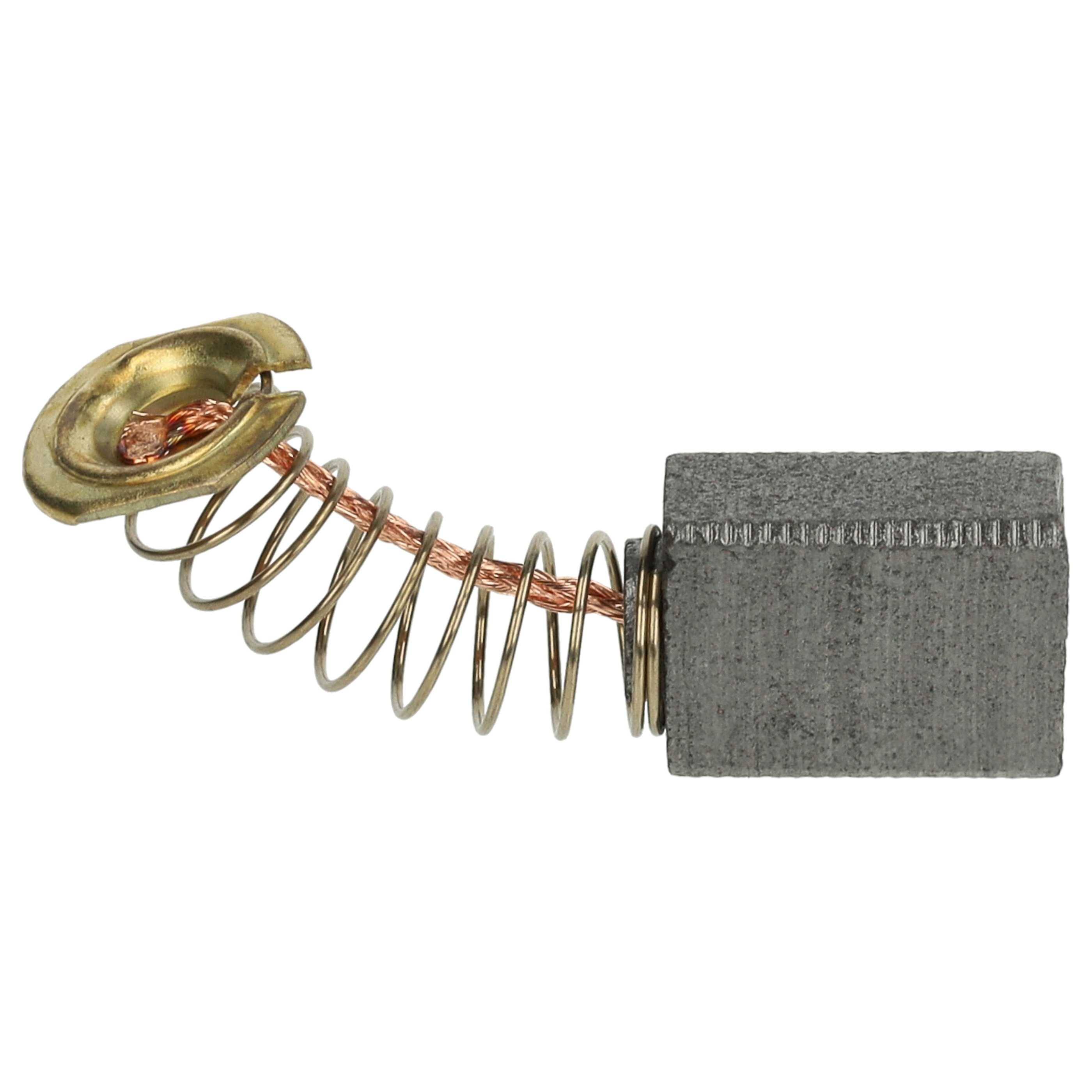 vhbw 2x Kohlebürste Schleifkohle 6 x 9 x 12mm kompatibel mit Makita 9505BM | 9520B, 9520NB, 9521NB, 9522NB, 9523NB Elektrowerkzeug