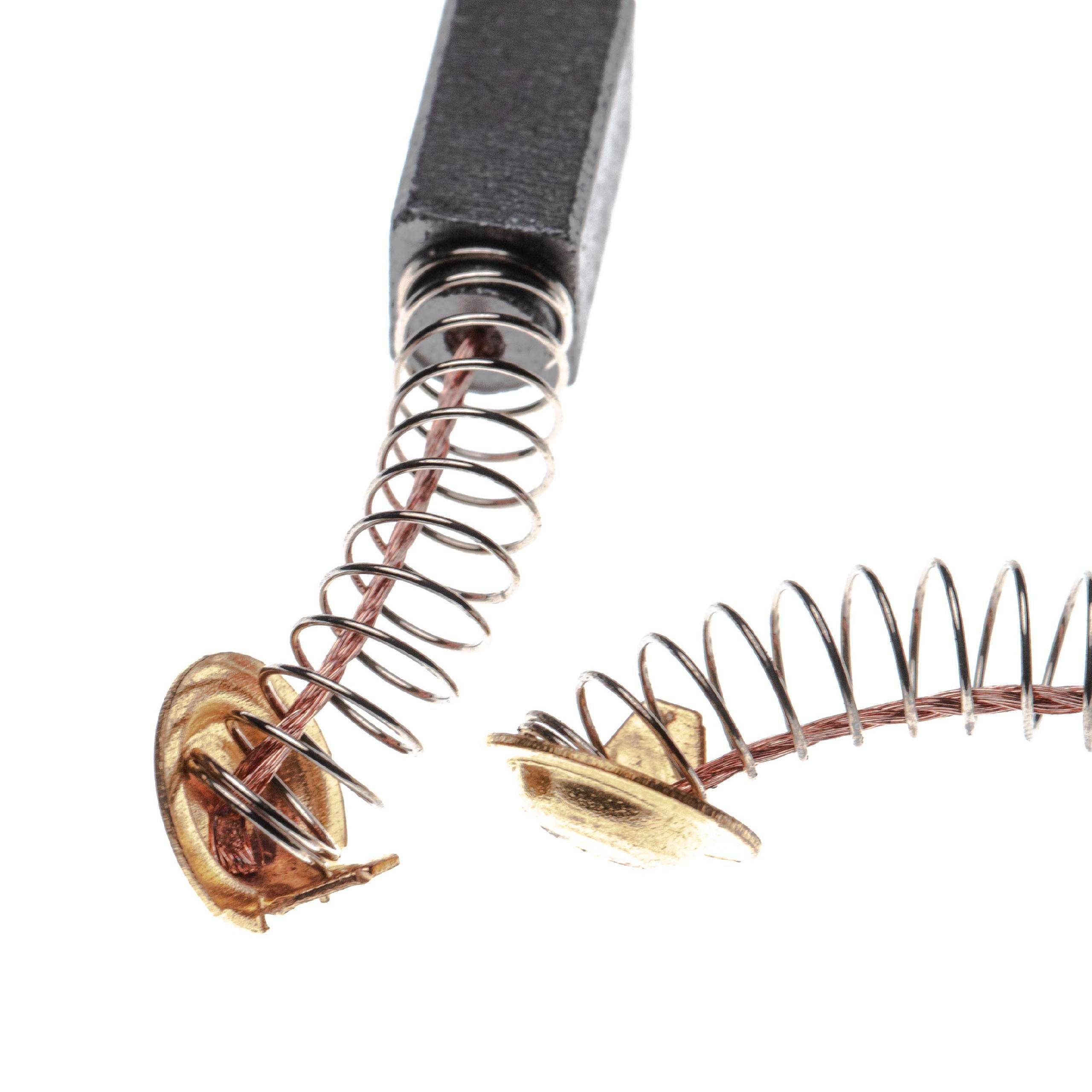 vhbw 2x Kohlebürste 6,5 x 7,5 x 12,5 mm kompatibel mit Hitachi FG12SA2 | FG12SB, FG12SB2, G10SB1, G10SD1, G10SF Elektrowerkzeug