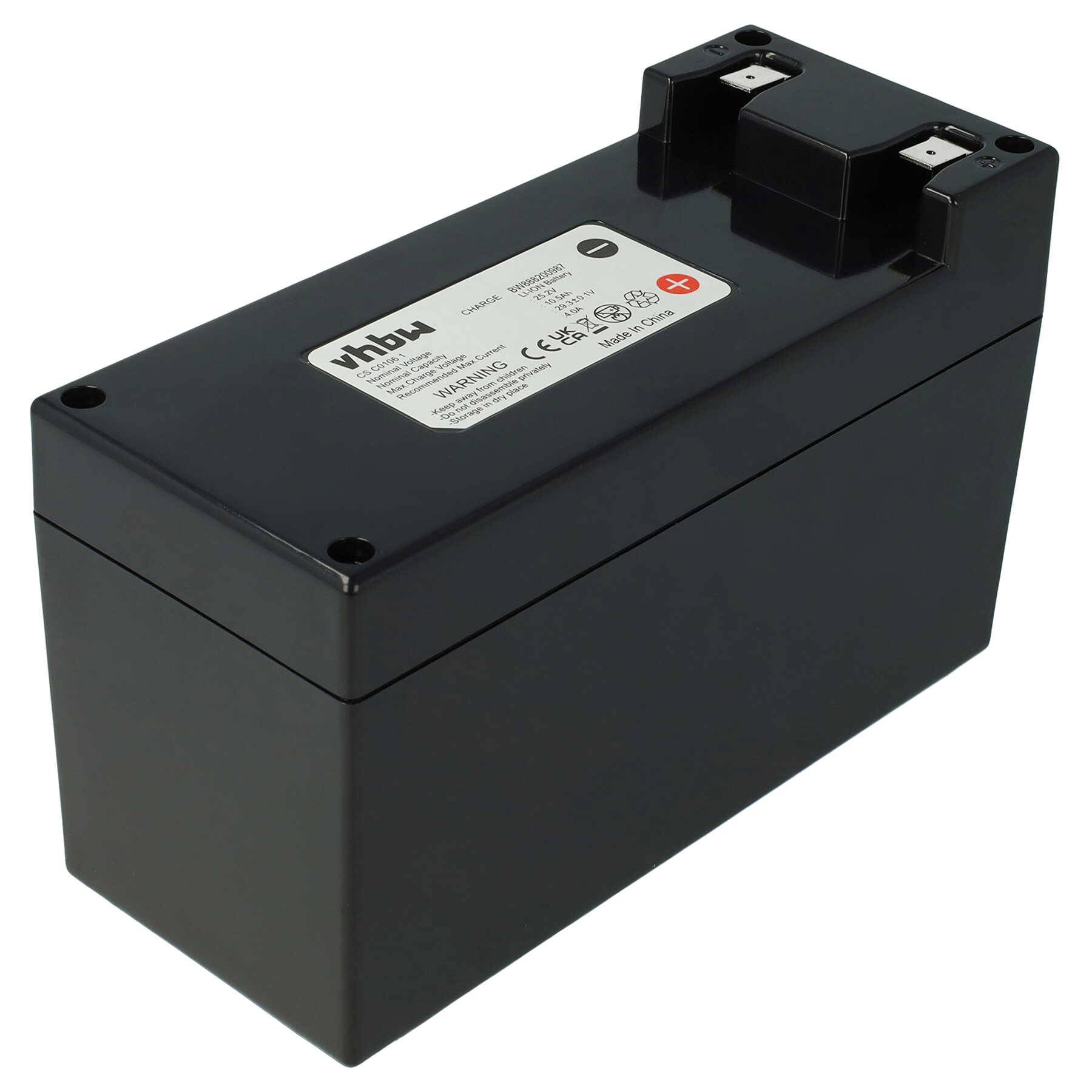 vhbw Akku kompatibel mit Alpina 124563 | Rasenmäher (10200mAh, 25,2V, Li-Ion)