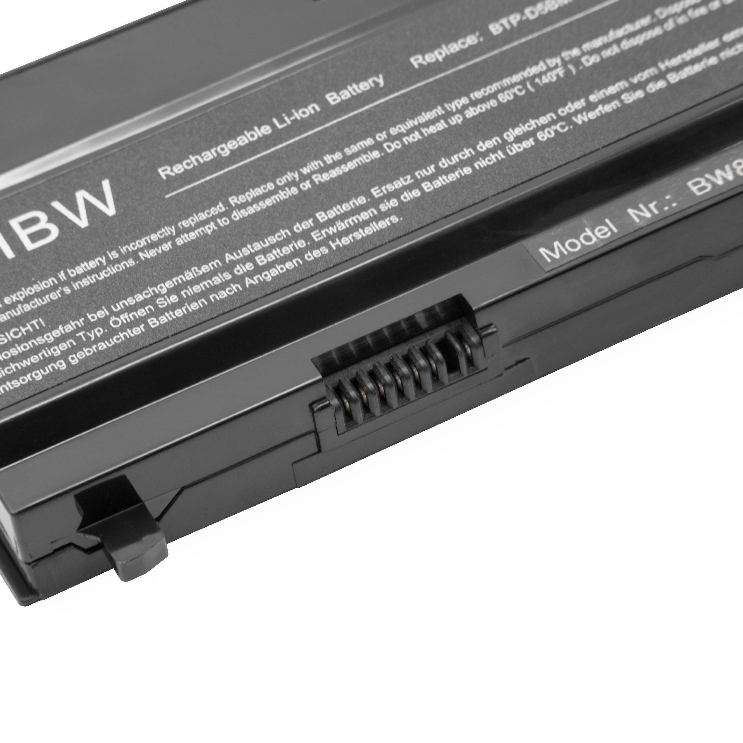 vhbw 1x Akku Ersatz für Medion 40029778, 40029779, BTP-D4BM, BTP-D5BM für Notebook (5200 mAh, 14,4 V, Li-Ion)