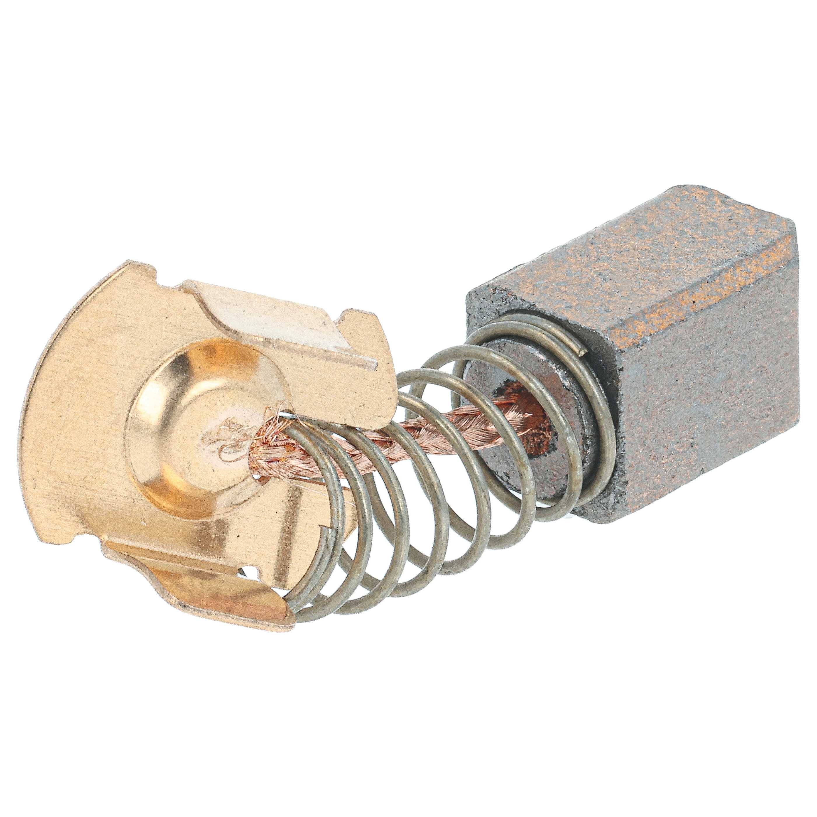 vhbw 2x Kohlebürste, Motorkohle, Schleifkohle 7 x 7,3 x 11mm kompatibel mit Makita DJV140, DJV180, DPB180, DUB361, DUC122 Elektrowerkzeug