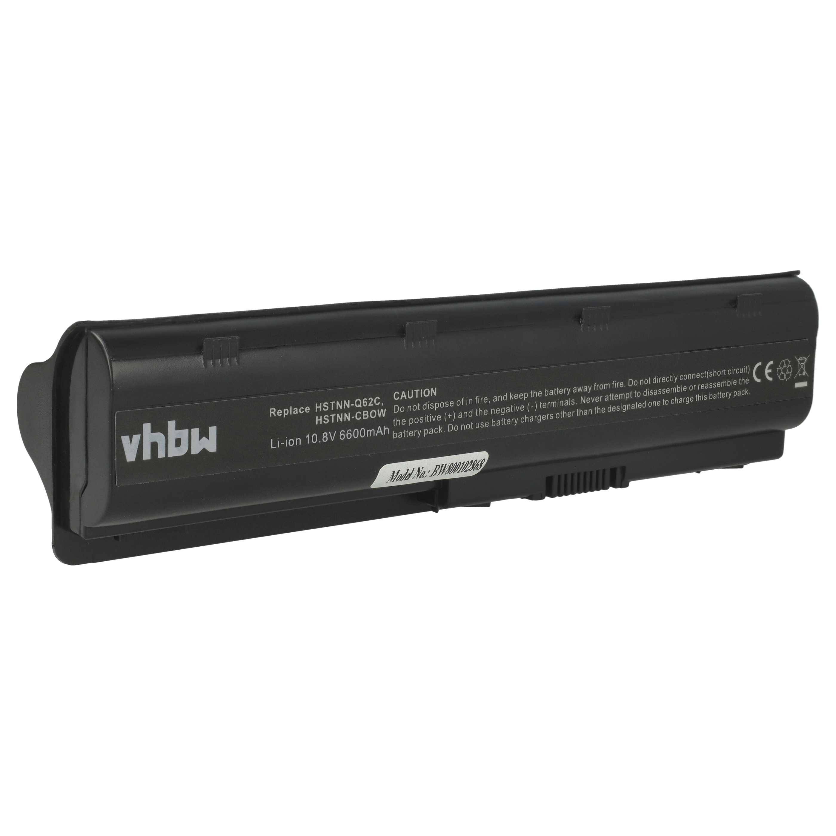 vhbw 1x Akku kompatibel mit HP / CompaQ Presario CQ56-109SA, CQ56-107SA, CQ56-108SL, CQ56-106SL Notebook (6600 mAh, 10,8 V, Li-Ion)