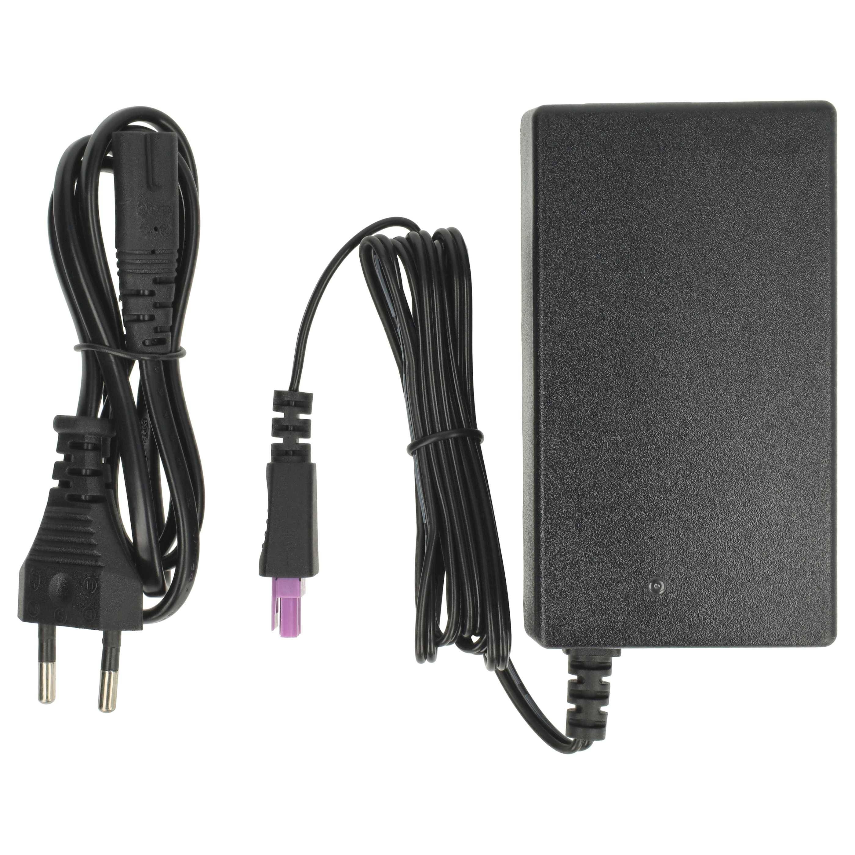 vhbw Netzteil kompatibel mit HP PSC 2600, 2610, 5510, 5850, 1350, 1355, 2410, 2510, 2450 Drucker - 200 cm