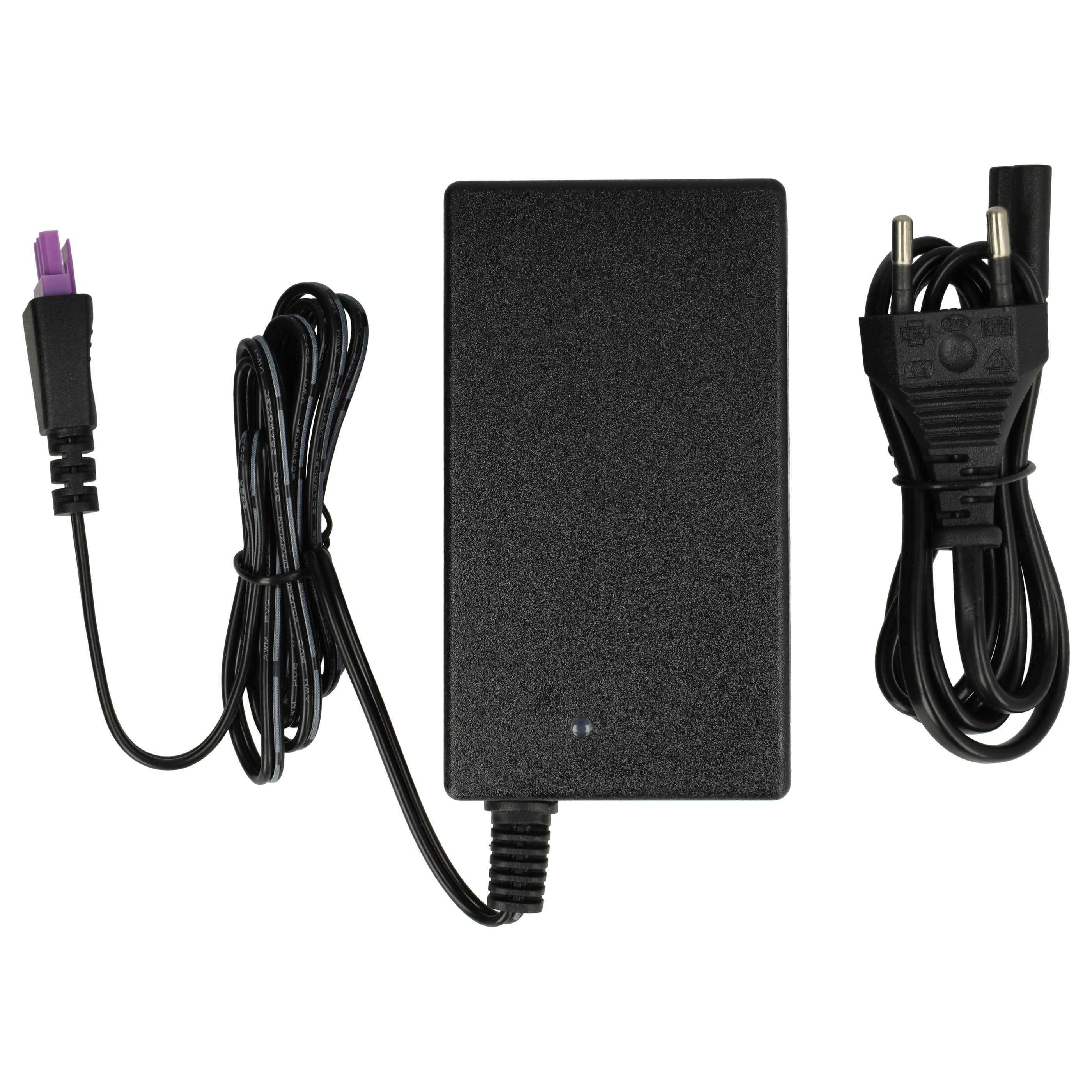 vhbw Netzteil kompatibel mit HP Deskjet F4435, F4440, F4480, F4483, F4488, F4500, F735 Drucker - 200 cm