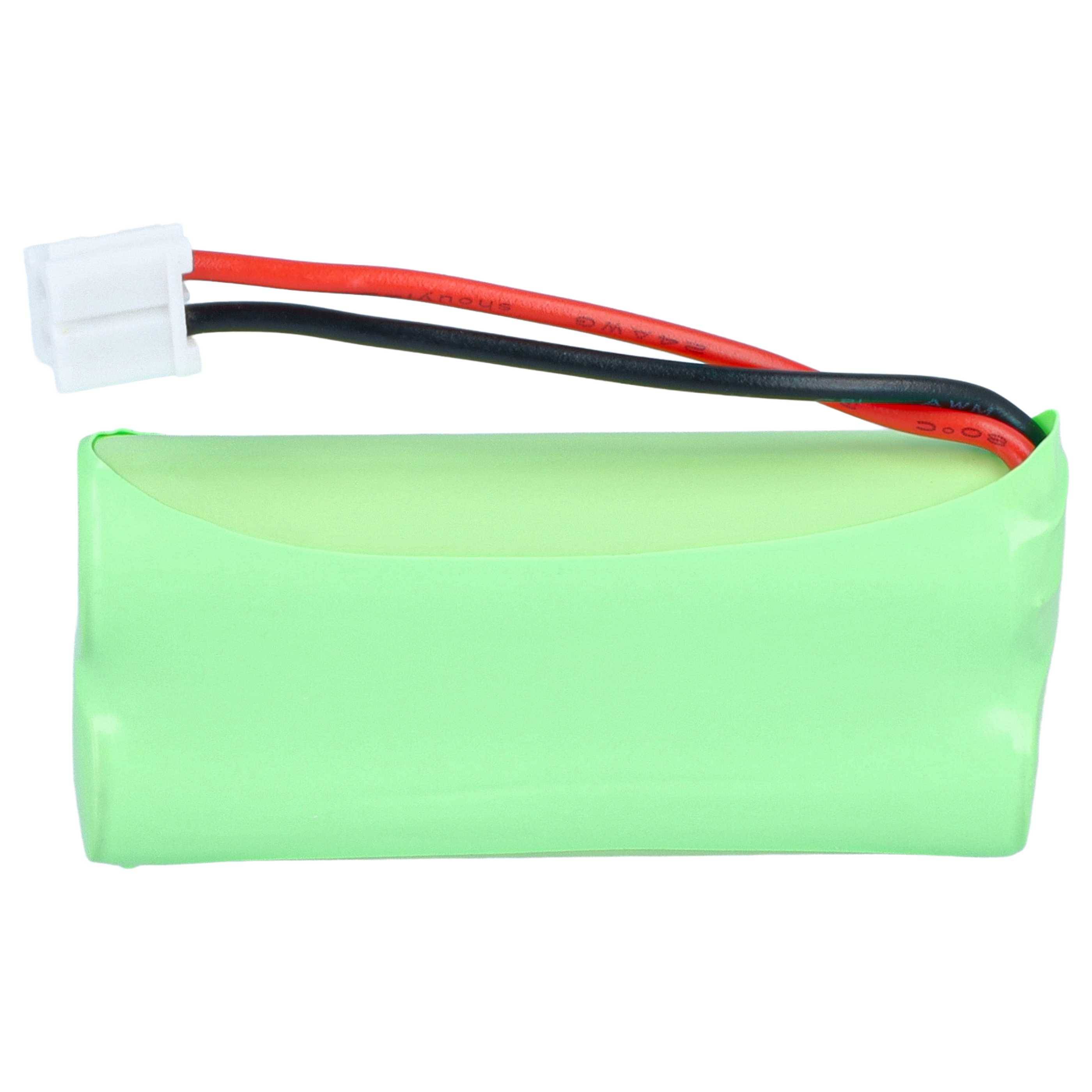 vhbw 3x Akku kompatibel mit Lexibook DP 380FR | DPC 280, DP 441, DP 411 schnurlos Festnetz Telefon (800 mAh, 2,4 V, NiMH)