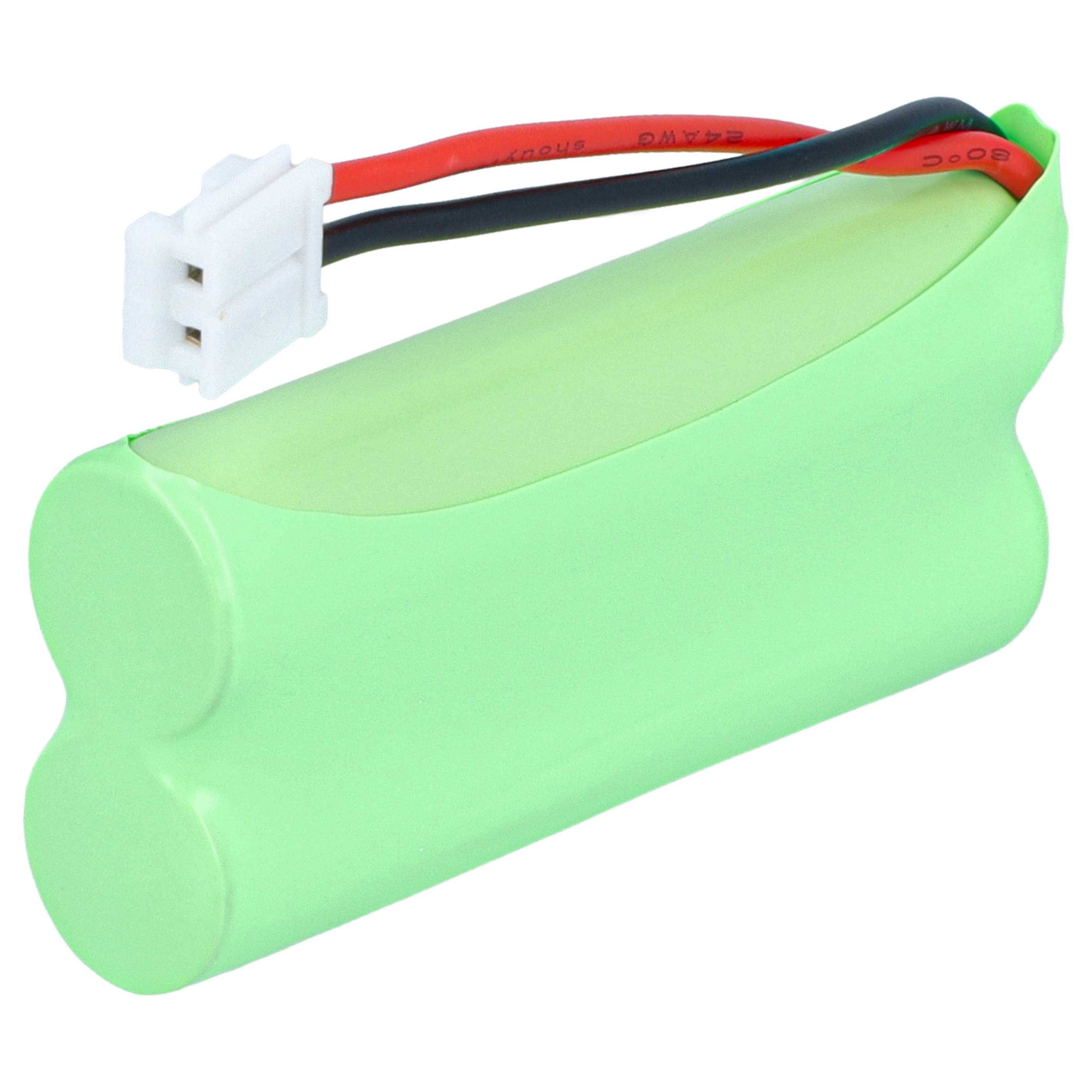 vhbw 3x Akku kompatibel mit Lexibook DP 380FR | DPC 280, DP 441, DP 411 schnurlos Festnetz Telefon (800 mAh, 2,4 V, NiMH)