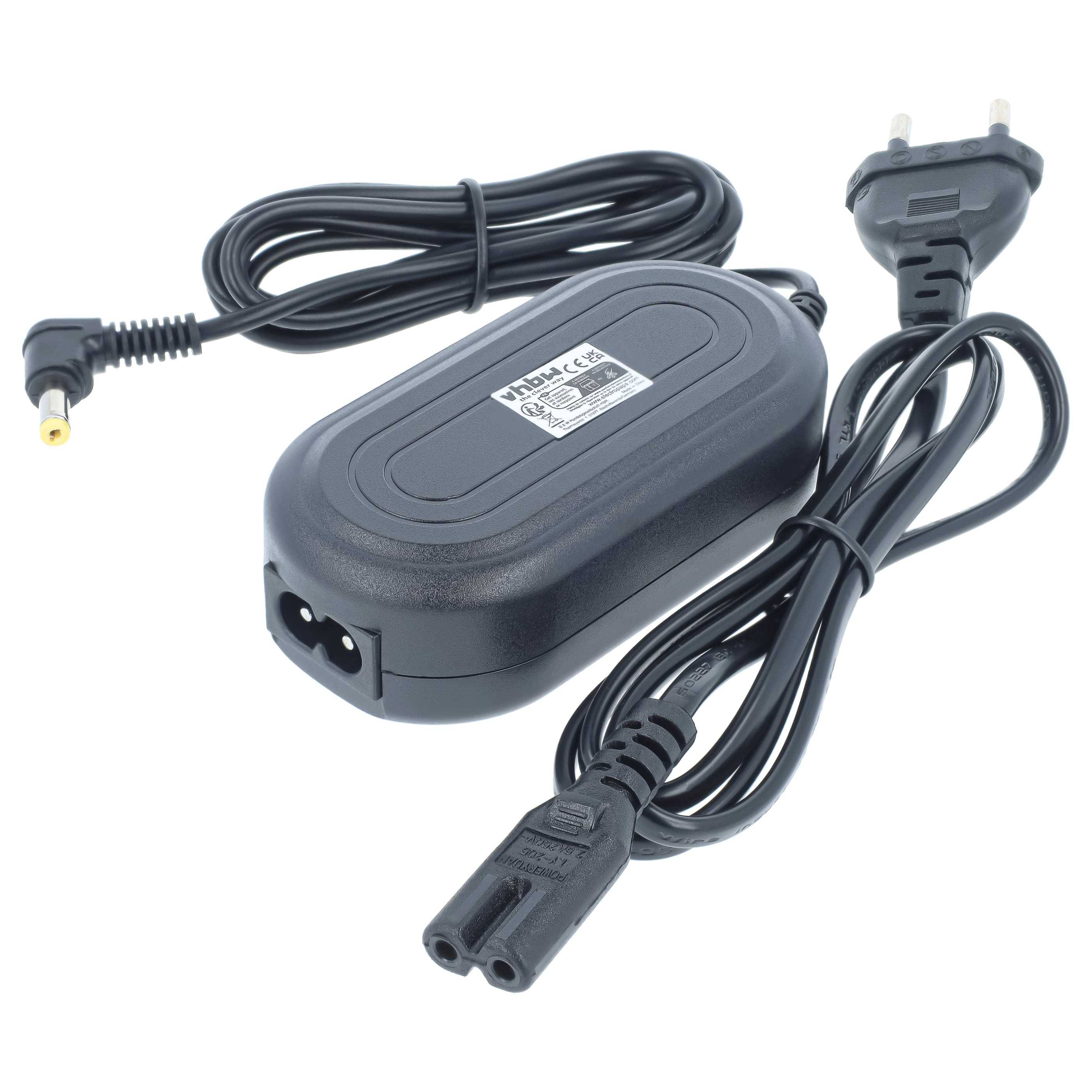 vhbw Kamera-Netzteil Netzkabel Ersatz für Panasonic DMW-Ac7 für Kamera | Digitalkamera, DSLR - Netzteil, 2m