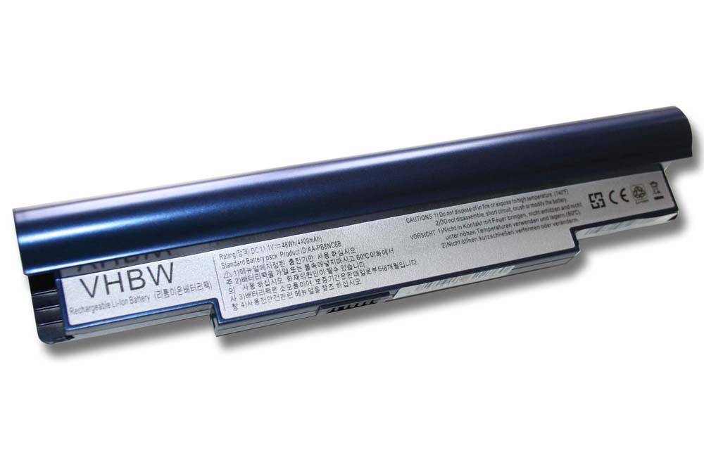 vhbw Akku Ersatz für Samsung AA-PB8NC6B, AA-PB8NC6M für Notebook (4400 mAh, 11,1 V, Li-Ion)
