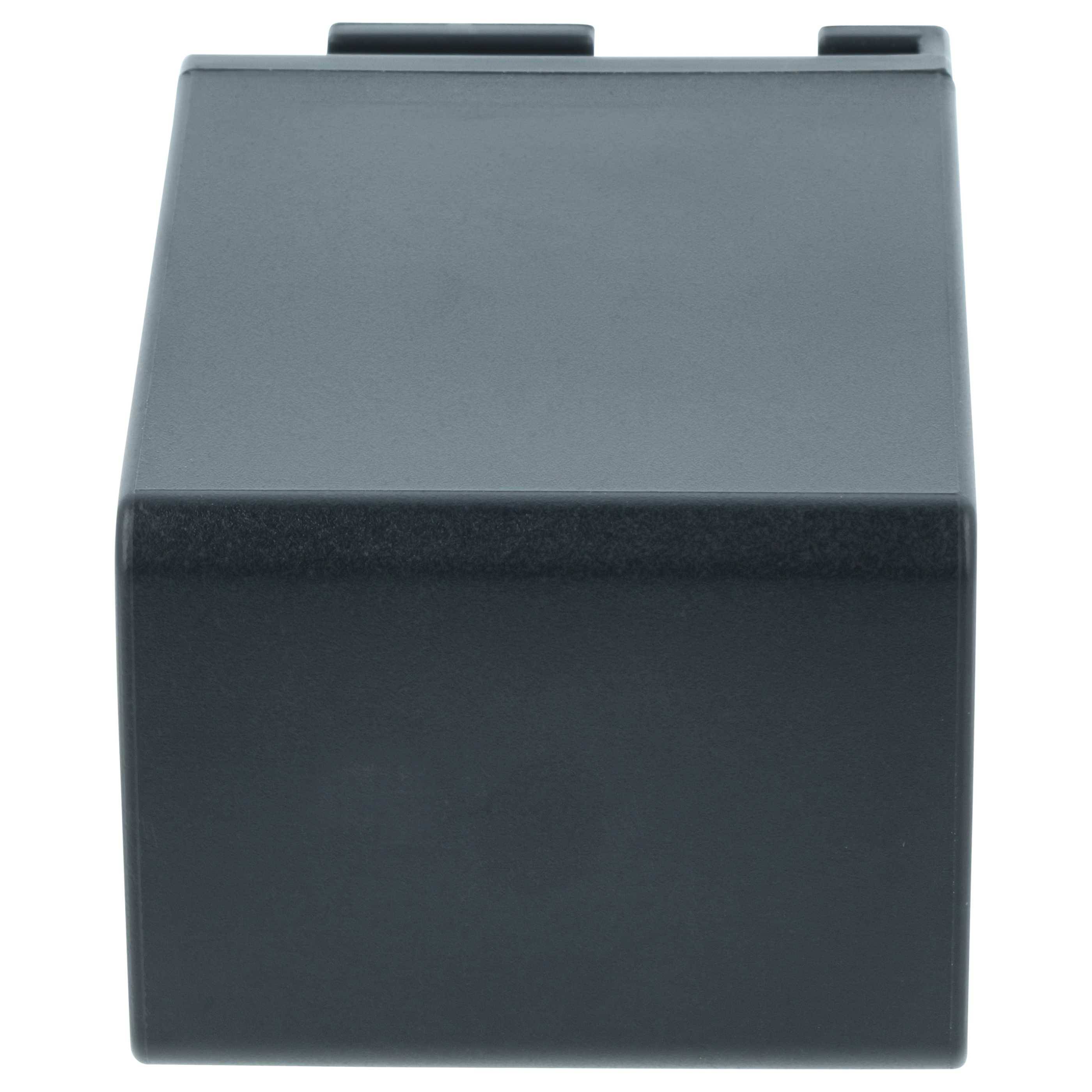 vhbw 3x Akku kompatibel mit Canon FS200, FS21, FS22, FS30, FS20, FS300 Videokamera Camcorder (2400 mAh, 7,2 V, Li-Ion) + Infochip