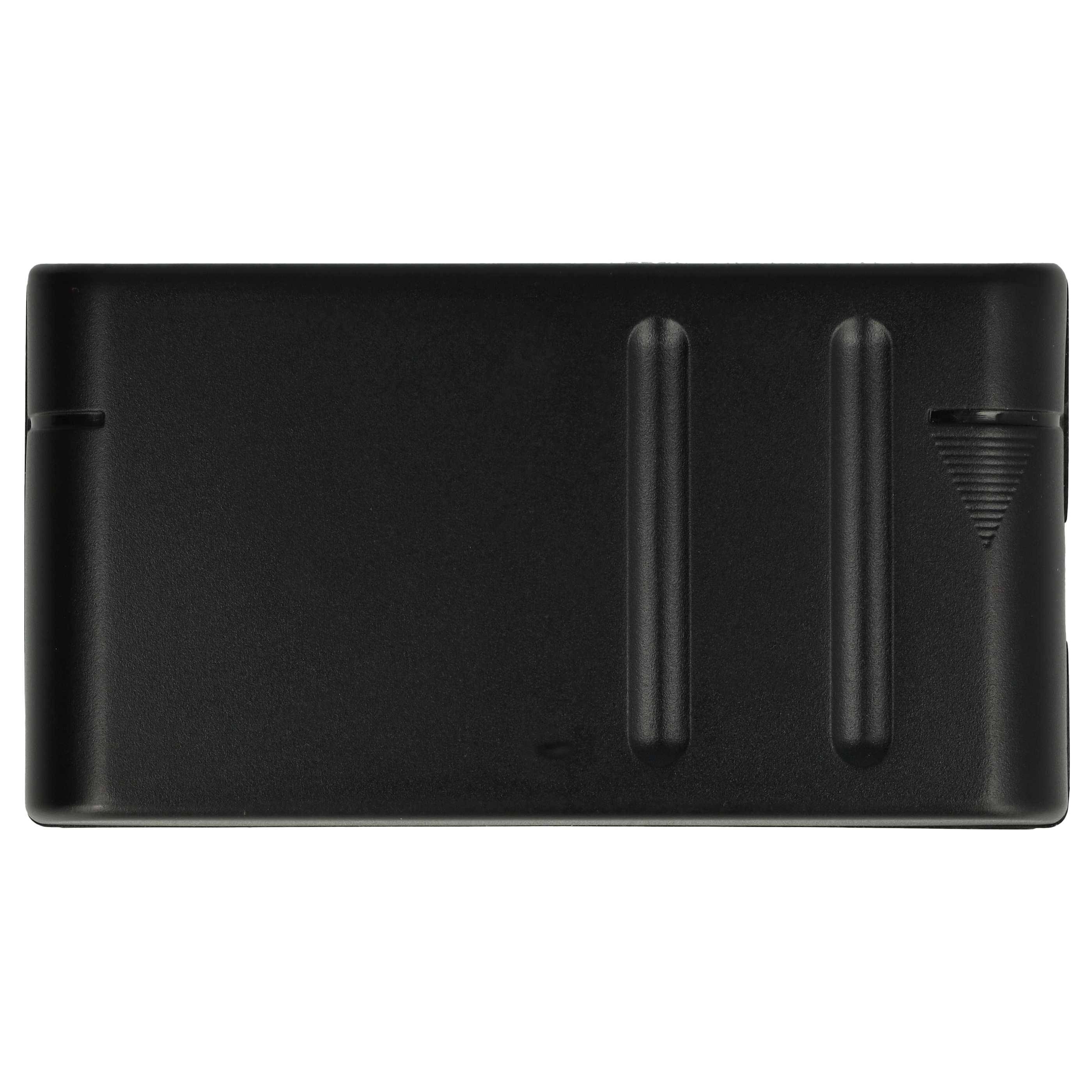 vhbw 2x Akku Ersatz für Panasonic VW-VBS1E/2E, VW-VBS5E/6E für Videokamera Camcorder (2000 mAh, 6 V, NiMH)