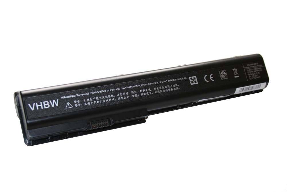 vhbw Akku Ersatz für HP HSTNN-IB75, HSTNN-OB75, HSTNN-Q35C, KS525AA, NBP8A94 für Notebook (6600 mAh, 14,8 V, Li-Ion)