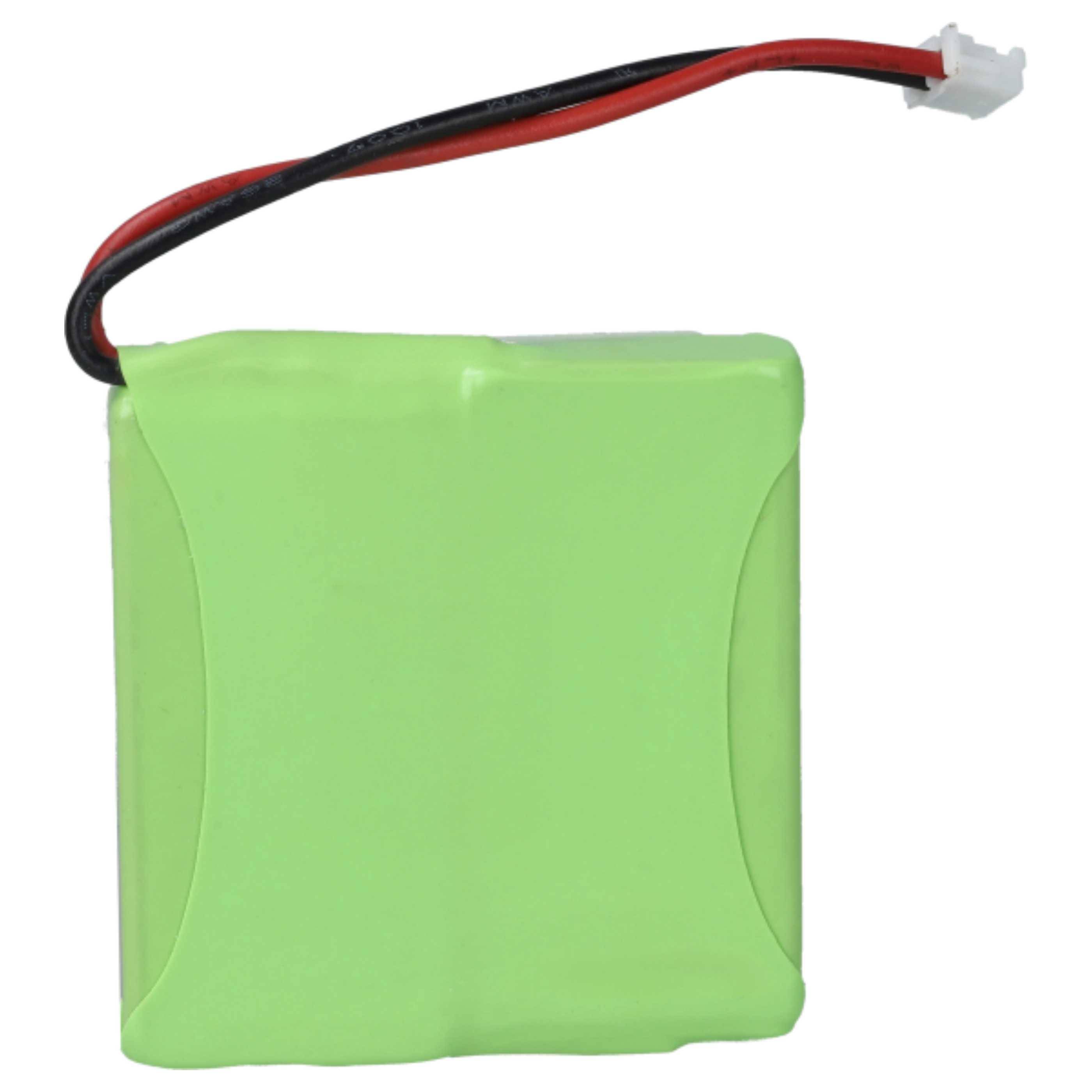 vhbw 5x Akku kompatibel mit VTech VT2020, VT1100 schnurlos Festnetz Telefon (600 mAh, 2,4 V, NiMH)