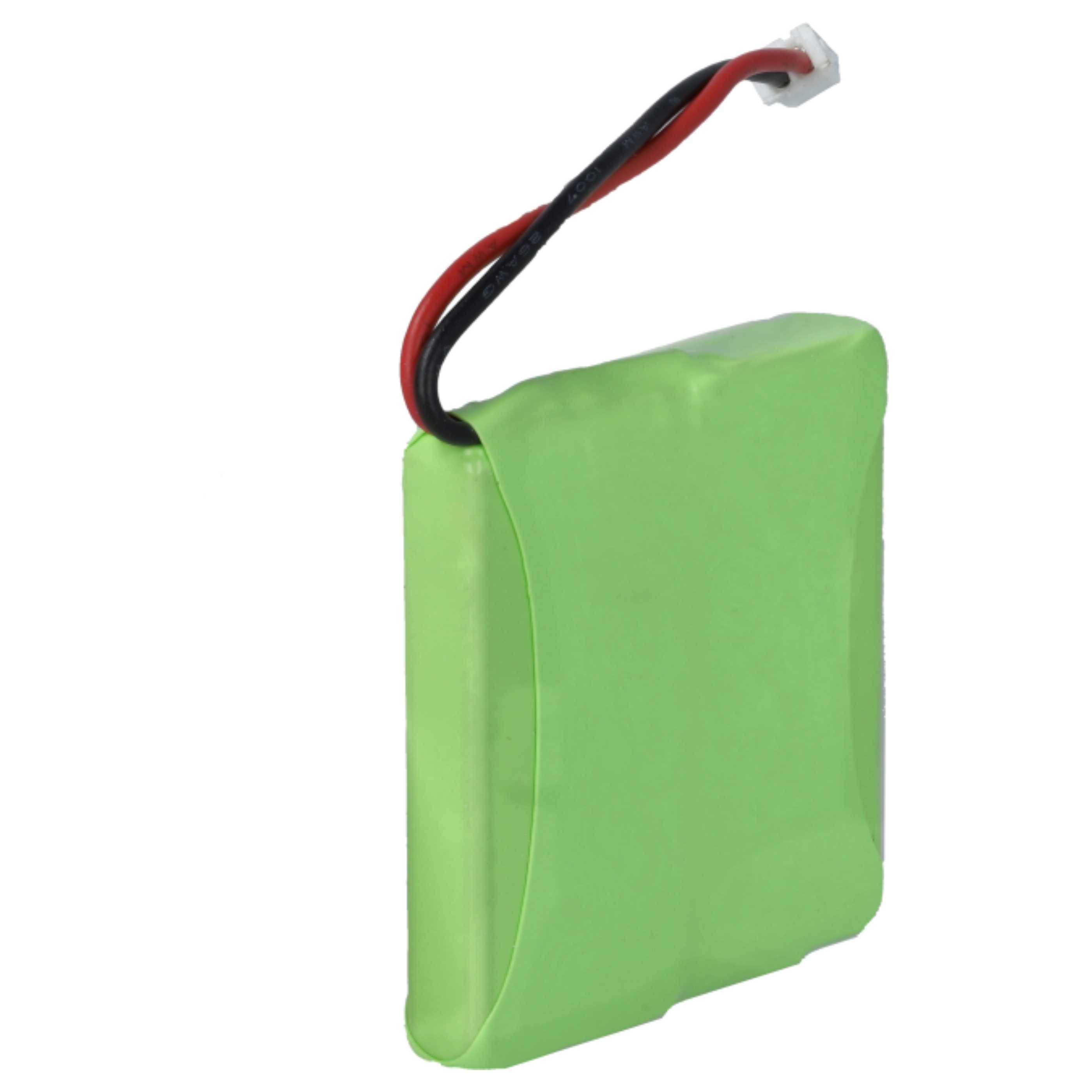 vhbw 5x Akku kompatibel mit DeTeWe Style 250 schnurlos Festnetz Telefon (600 mAh, 2,4 V, NiMH)
