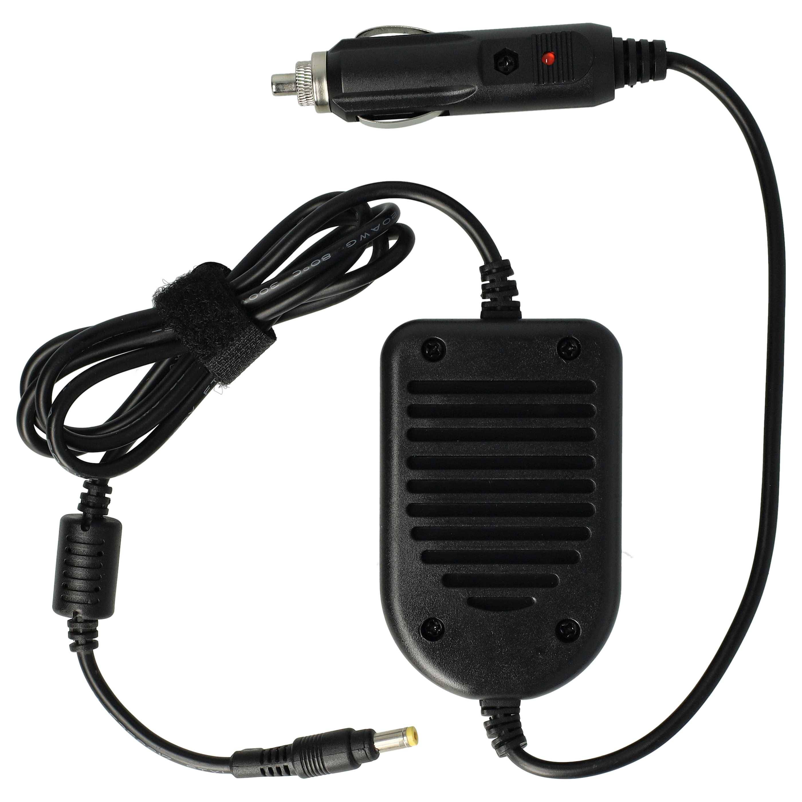 vhbw KFZ-Ladekabel kompatibel mit Compaq Presario 2804EA, 2804SC, 2802TC, 2802SP, 2802EA Notebook - 12V Ladegerät Schwarz 3,5 A