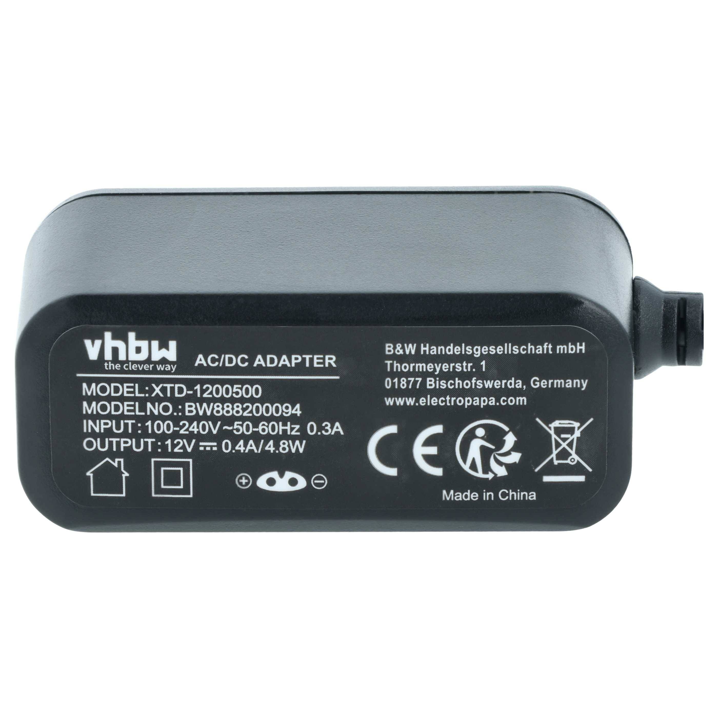 vhbw AC Netzteil kompatibel mit Braun Series 7 7720s, 7760cc, 7790cc, 7790cc-5, 790cc, 790cc-3, 790cc-4, 790cc-6 Rasierer