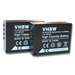vhbw 2x Akku kompatibel mit Fuji / Fujifilm X-T30 II Kamera (800mAh, 7,2V, Li-Ion)