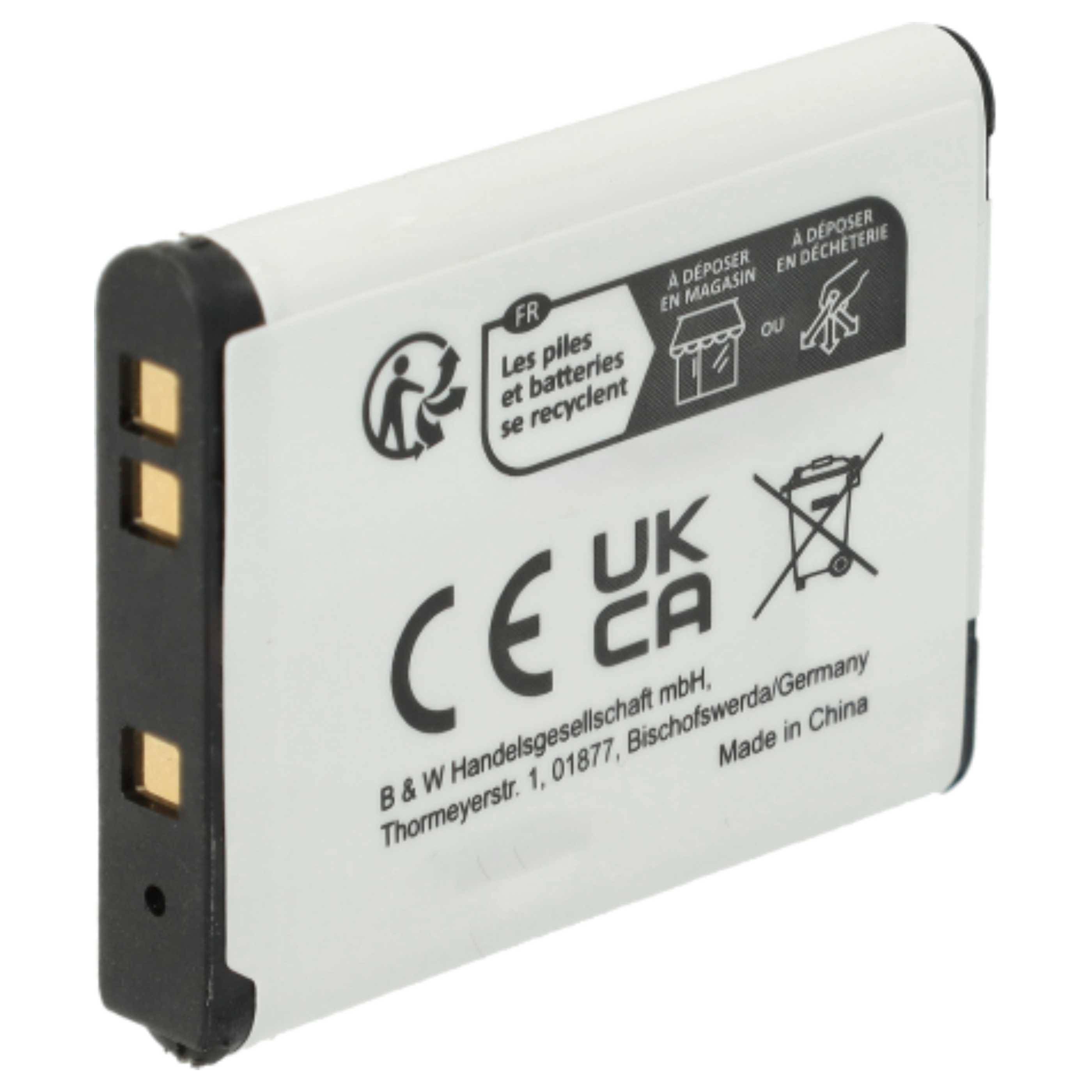 vhbw 3x Akku kompatibel mit Nikon Coolpix S4100, S4200, S4150, S5200, S6400, S4300, S5300, S6600, S6500 Kamera (600 mAh, 3,7 V, Li-Ion)