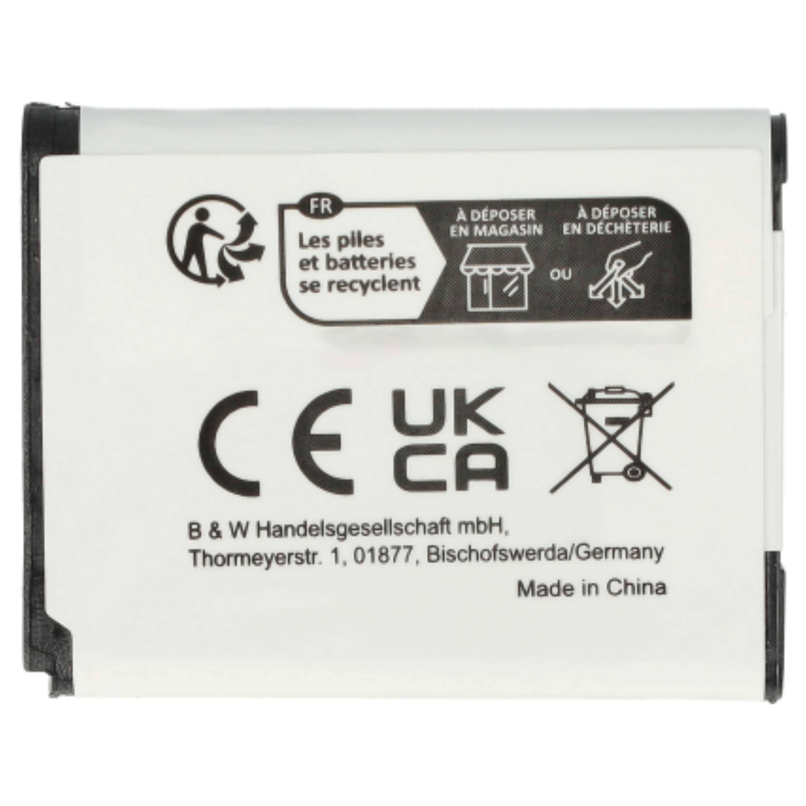 vhbw 3x Akku Ersatz für Nikon EN-EL19 | für Kamera (600 mAh, 3,7 V, Li-Ion)