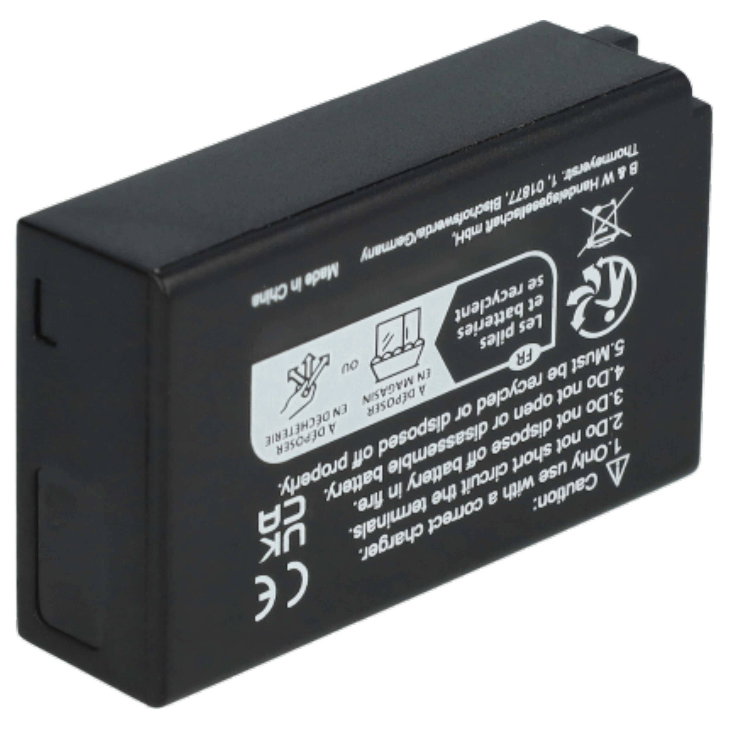 vhbw 3x Akku kompatibel mit Nikon 1 AW, J, J2, J3, S, V3 Kamera Digicam DSLR (850mAh, 7,4V, Li-Ion)