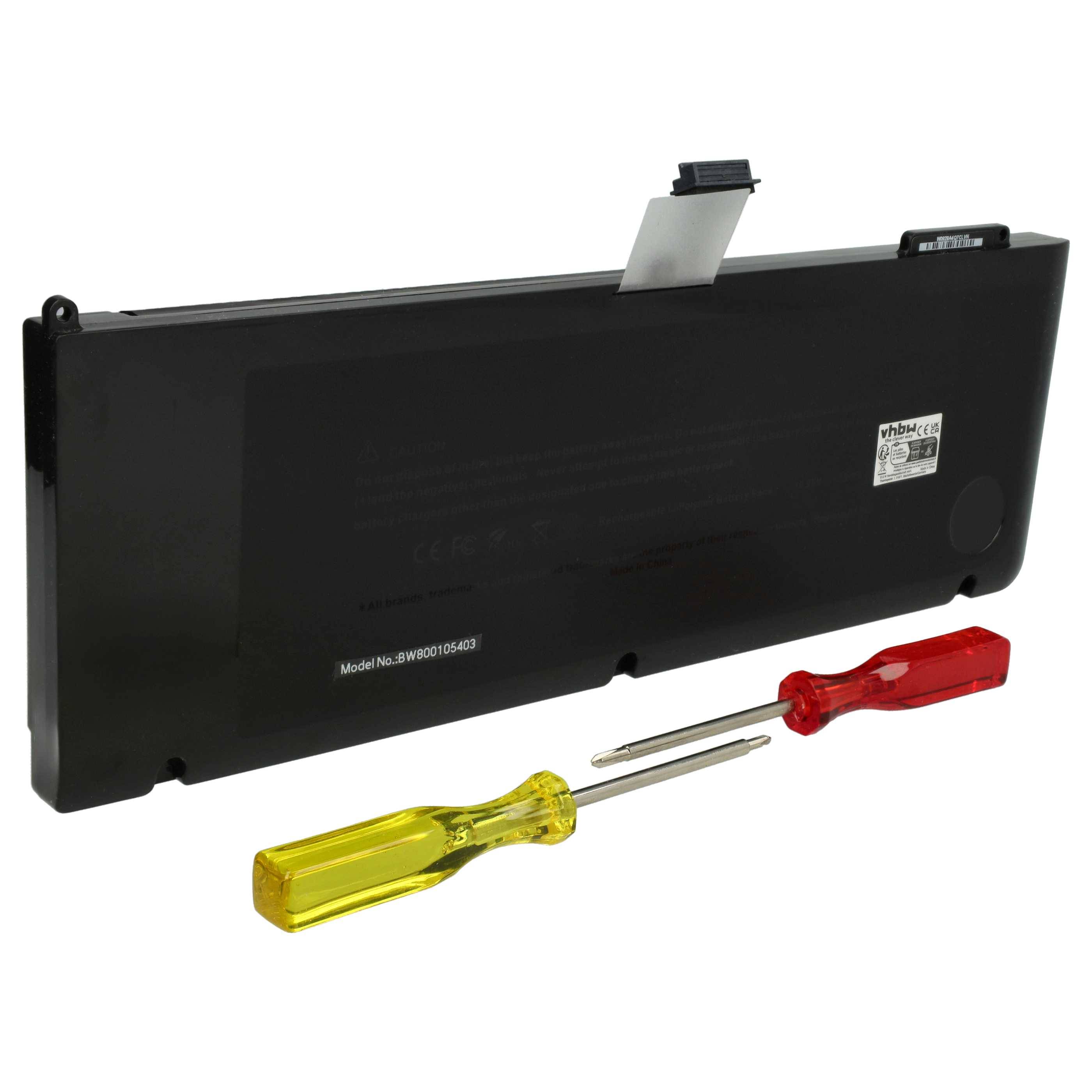 vhbw Akku Ersatz für Apple A1382, 020-7134-01, 020-7134-A, 661-5844 für Notebook (7070 mAh, 10,95 V, Li-Polymer)