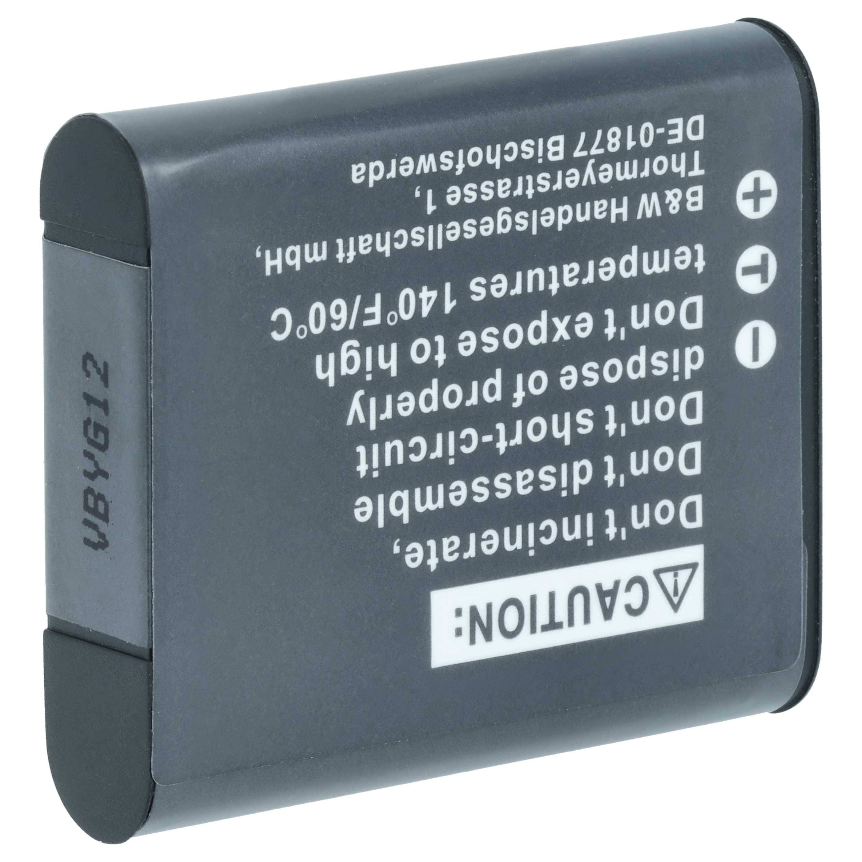 vhbw 3x Akku Ersatz für Olympus Li-92B, Li-90B für Kamera (900 mAh, 3,6 V, Li-Ion)