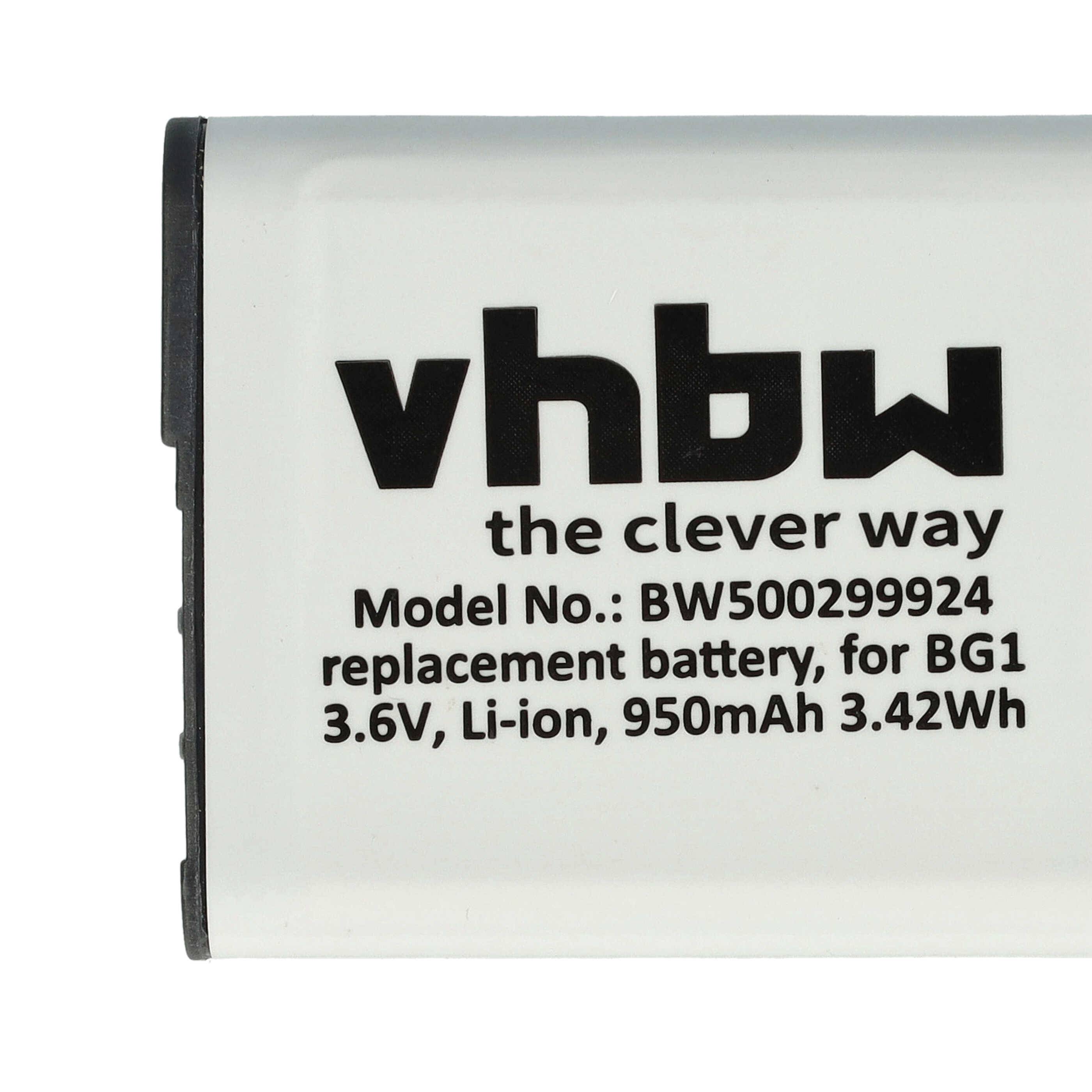 vhbw 3x Akku kompatibel mit Sony Cybershot DSC-W210, DSC-W215, DSC-W220, DSC-W230, DSC-W270, DSC-W275 Kamera (950 mAh, 3,6 V, Li-Ion)