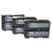 vhbw 3x Akku kompatibel mit Sony DCR-TRV Serie DCR-TRV17, DCR-TRV18, DCR-TRV19 Videokamera Camcorder (1400mAh, 7,4V, Li-Ion)