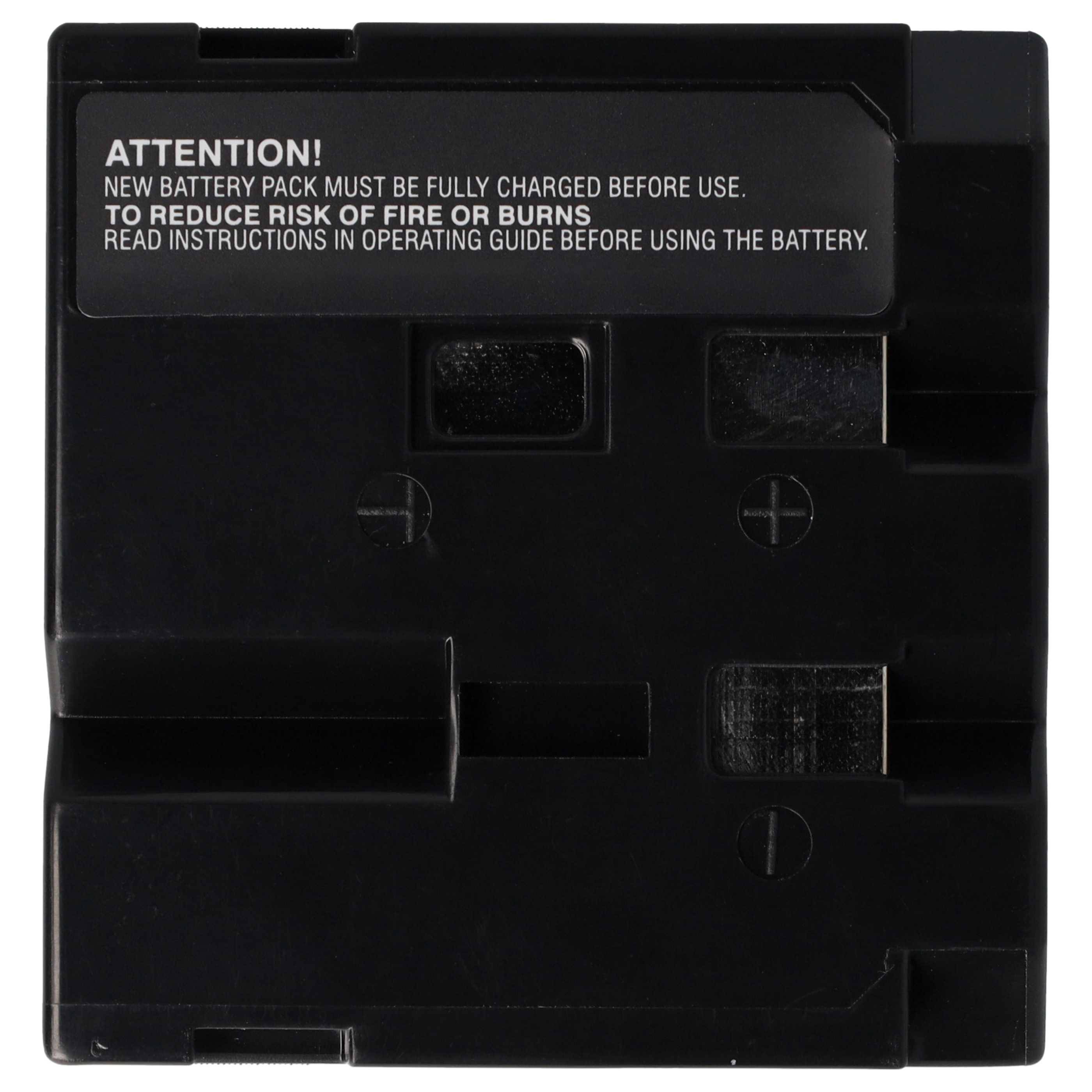 vhbw 1x Akku kompatibel mit Sharp VL-AH50S, VL-AH50H, VL-AH30U, VL-AH50E, VL-AH50, VL-AH500U Videokamera Camcorder (5400 mAh, 3,7 V, NiMH)