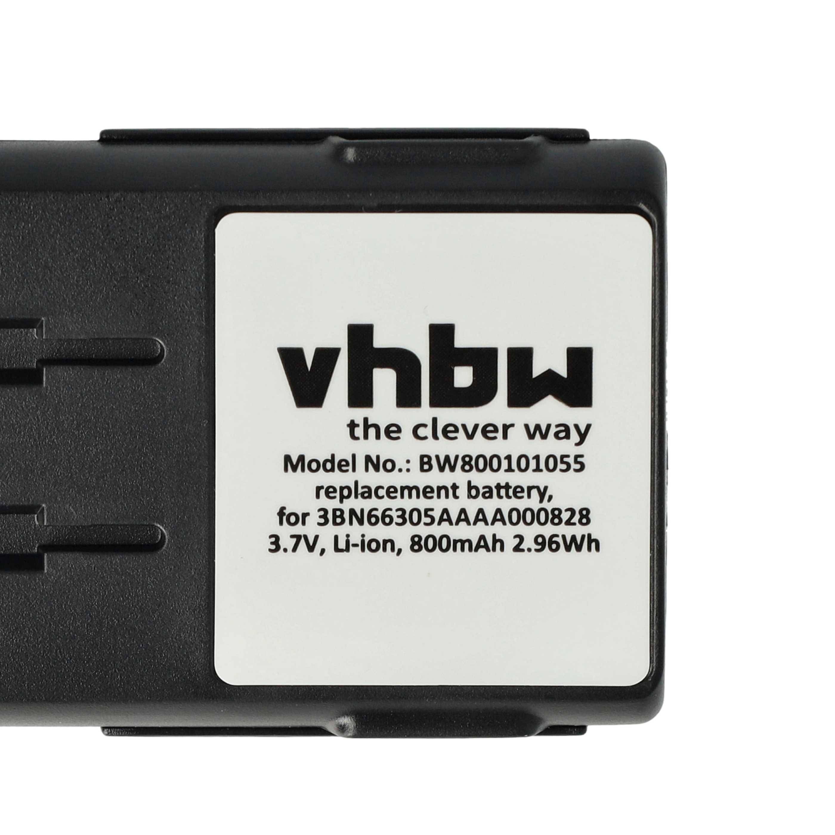 vhbw 3x Akku kompatibel mit Alcatel Mobile 400 DECT, 300 DECT schnurlos Festnetz Telefon (800 mAh, 3,7 V, Li-Ion)