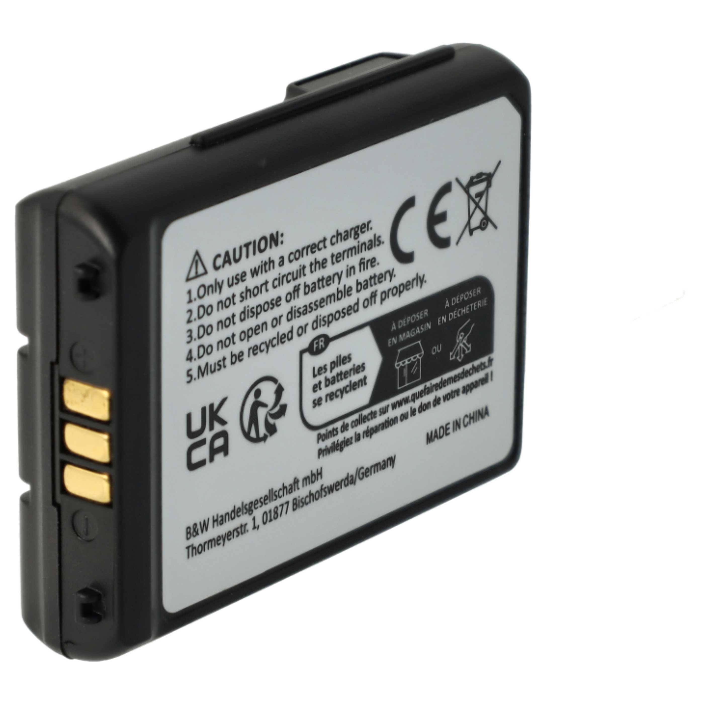 vhbw 3x Akku kompatibel mit Alcatel Mobile 400 DECT, 300 DECT schnurlos Festnetz Telefon (800 mAh, 3,7 V, Li-Ion)