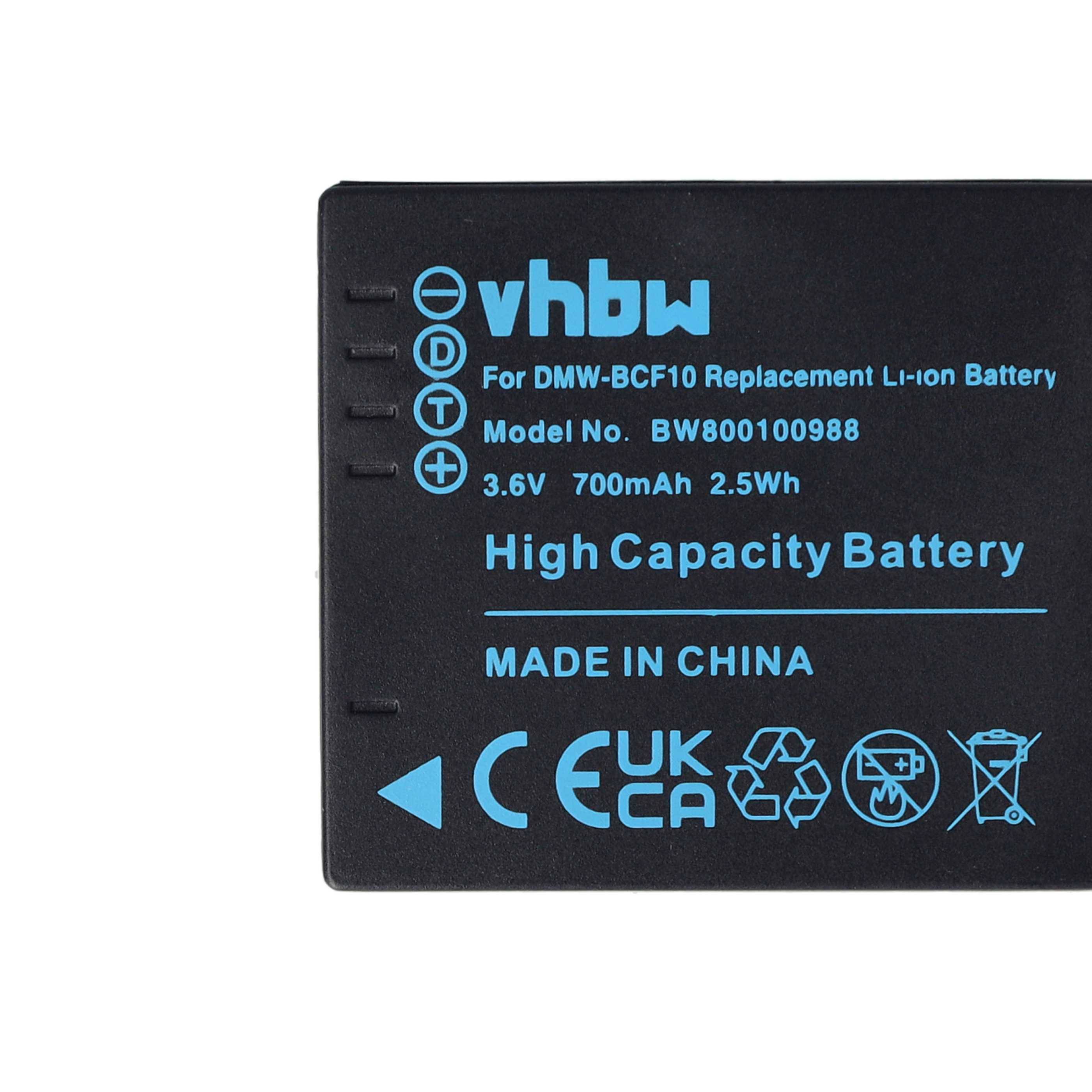 vhbw 3x Akku kompatibel mit Panasonic Lumix DMC-FS42, DMC-FS6, DMC-FS15, DMC-FS25, DMC-FS10, DMC-FS12 Kamera (1000 mAh, 3,6 V, Li-Ion)