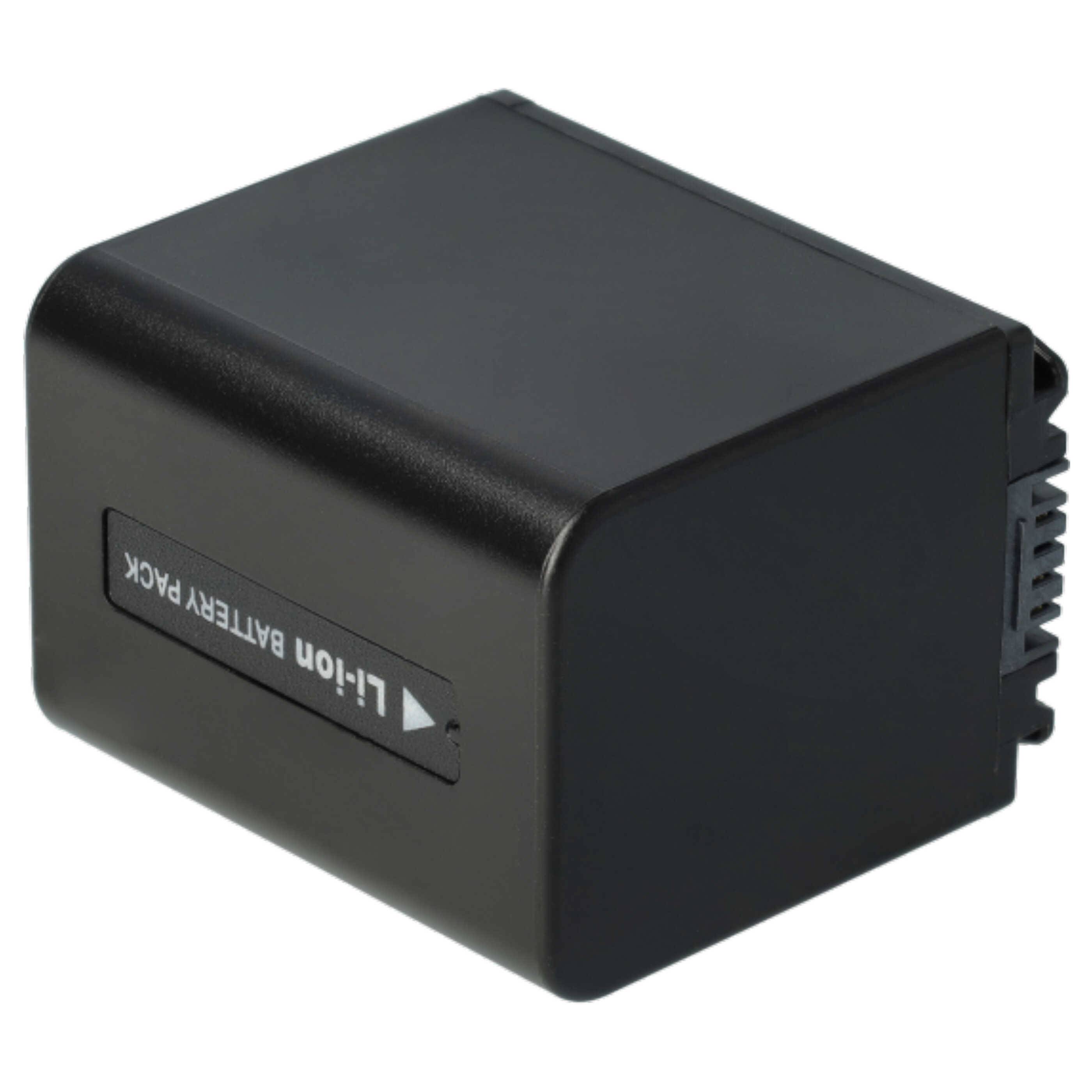vhbw 3x Akku kompatibel mit Sony HDR-PJ810E, HDR-TD10, HDR-TD10E Videokamera Camcorder (1300 mAh, 7,2 V, Li-Ion) + Infochip
