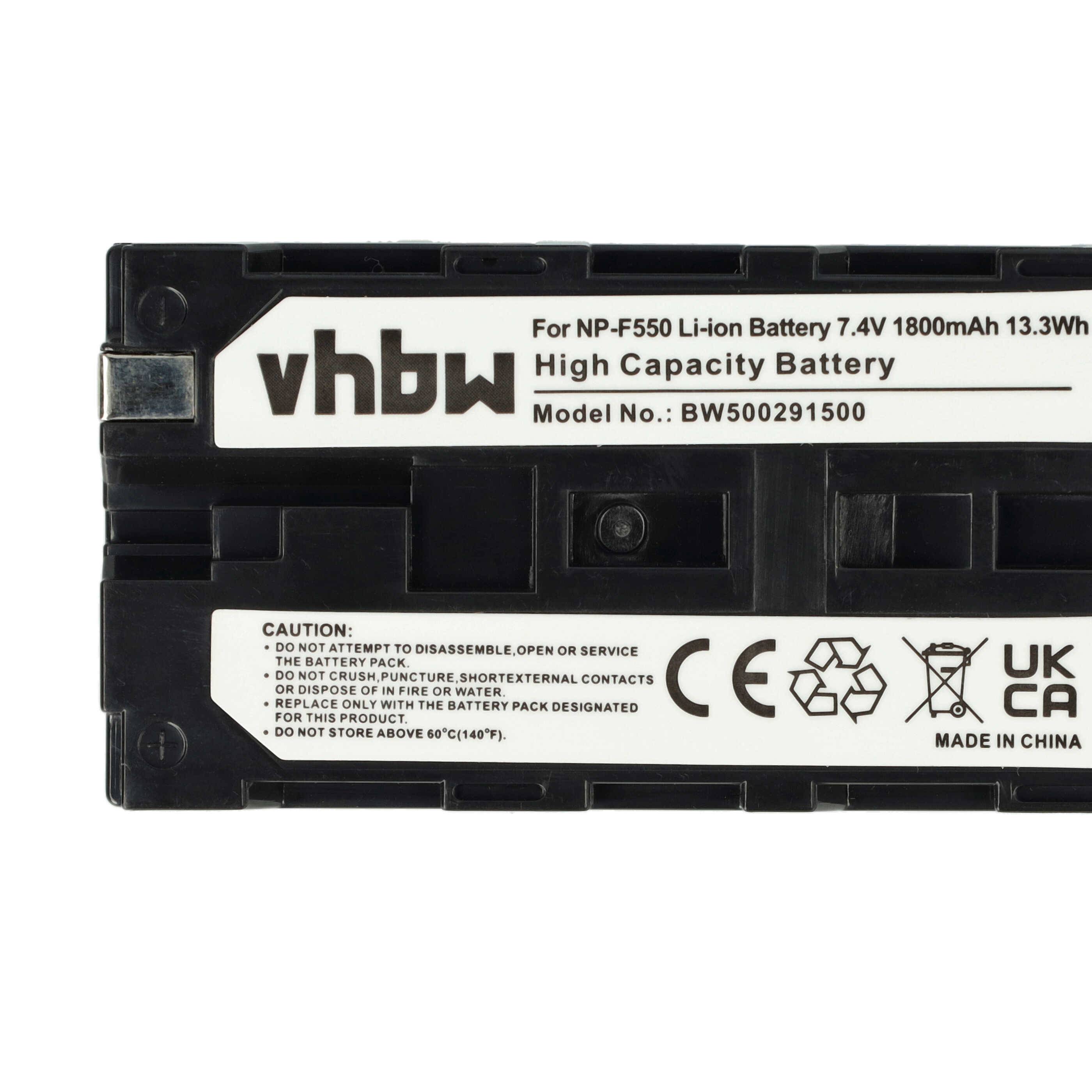 vhbw 2x Akku kompatibel mit Hitachi VM-H765, VM-H71, VM-H70, VM-H755, VM-H80E, VM-H80, VM-H765LE Videokamera Camcorder (1800 mAh, 7,2 V, Li-Ion)