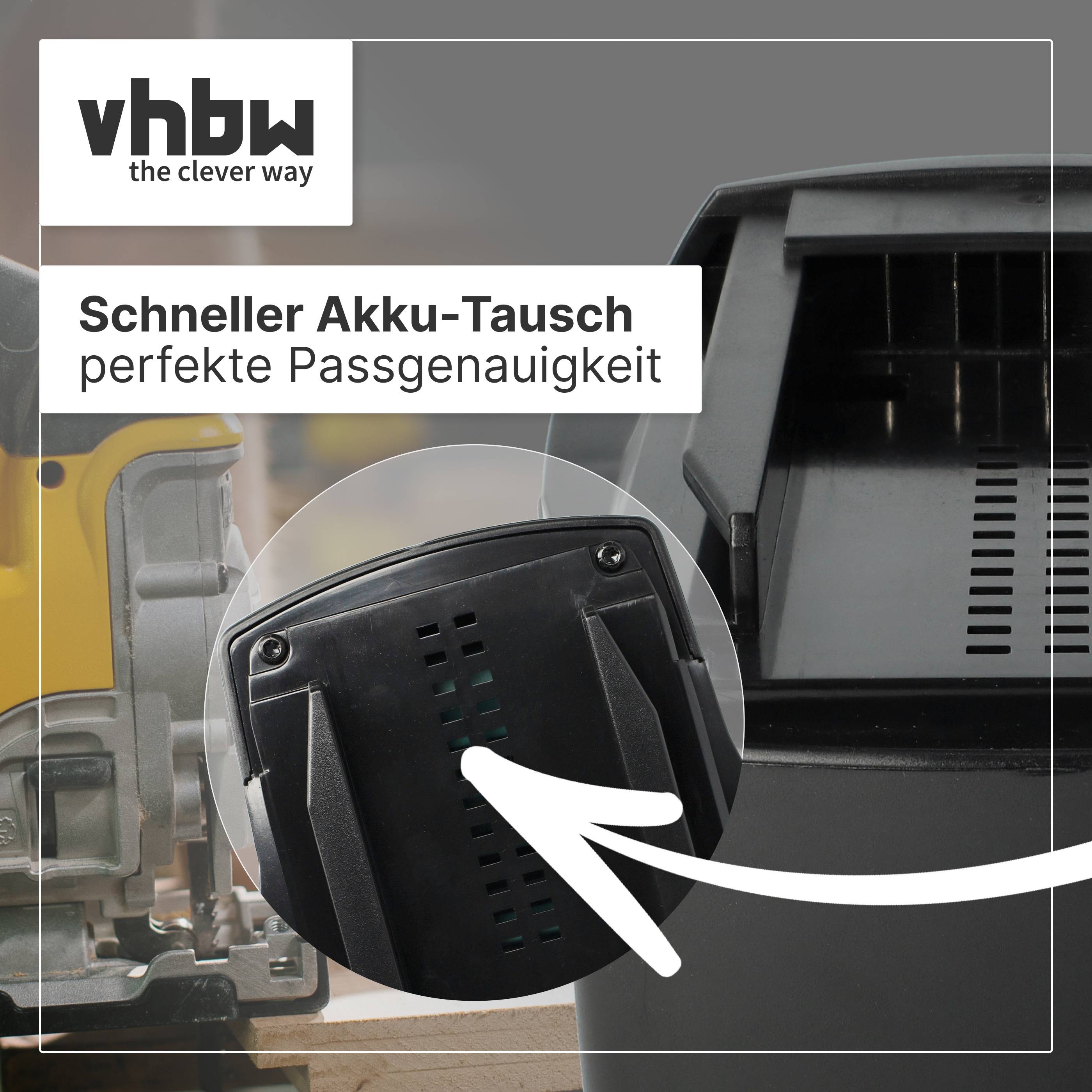 vhbw Akku kompatibel mit Hilti BX 3-L 02, GFB 6X-A22, GPB 6X-A22, GTB 6X-A22, NPR 19-A, NPR 32 PE-A22, NPR 32-A Elektrowerkzeug (3000 mAh, Li-Ion)