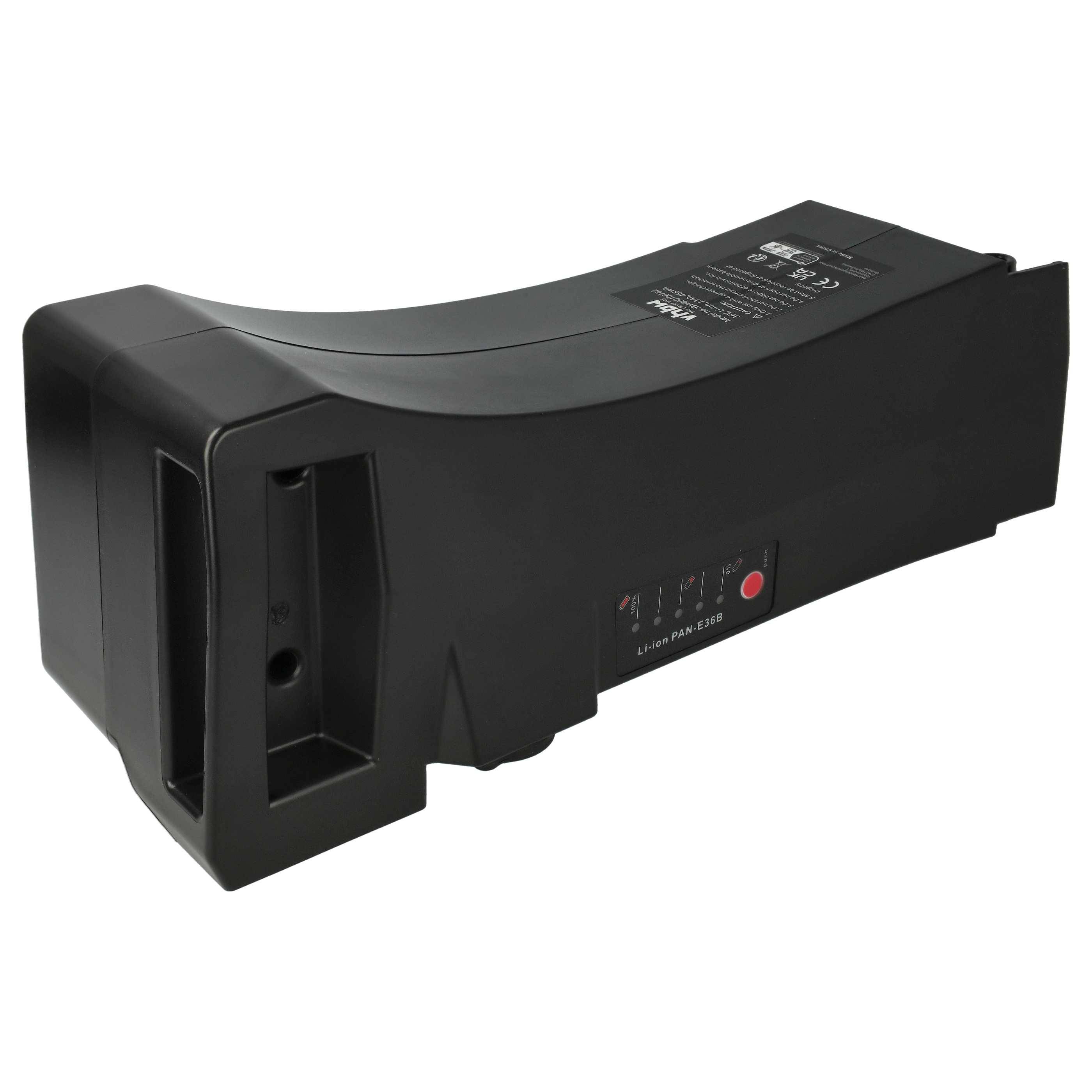 vhbw Akku kompatibel mit Kalkhoff Connect Lady 8C 8-G Nexus, Lady C8 8-G Nexus E-Bike (13 Ah, 36 V, Li-Ion) - Schwarz