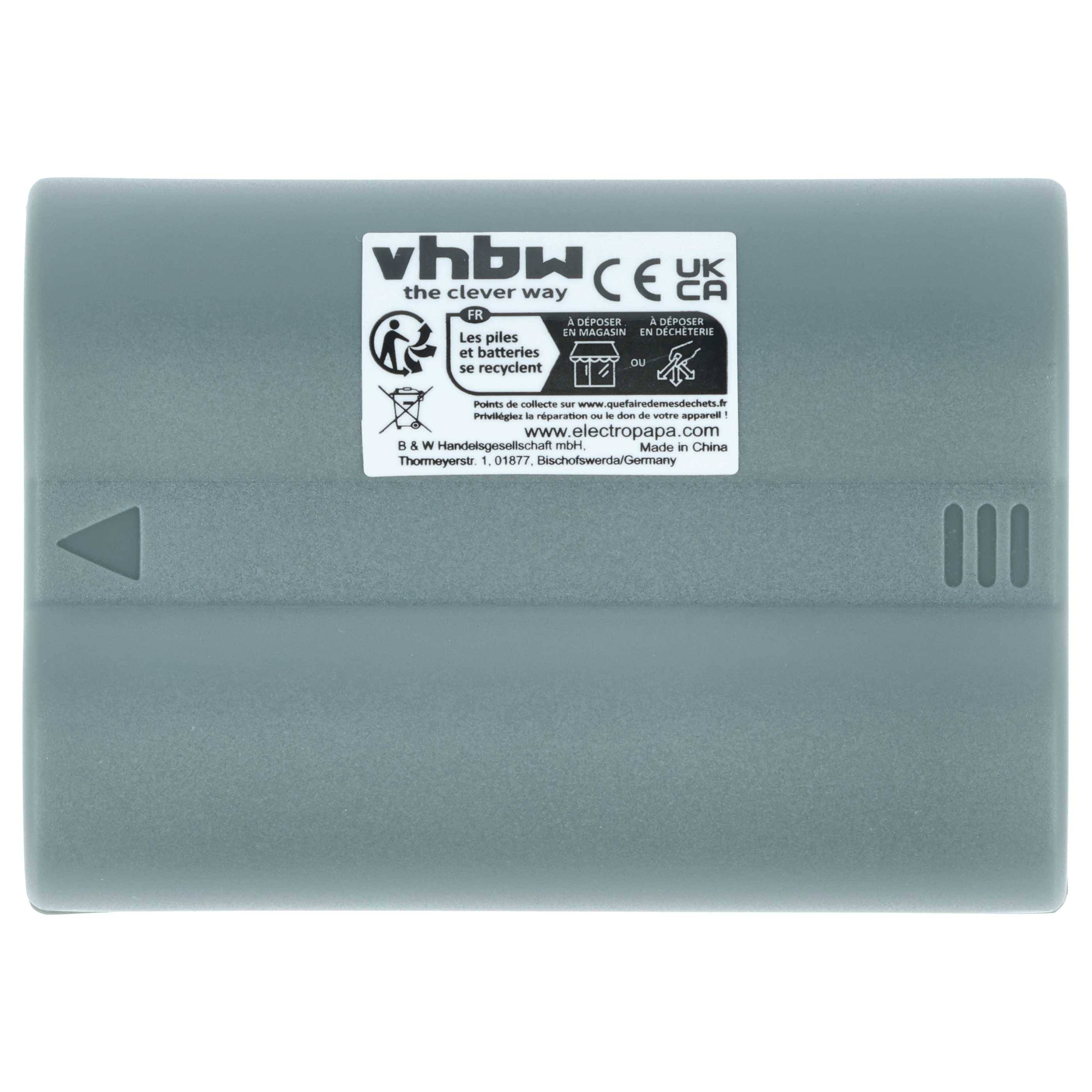 vhbw 2x Akku kompatibel mit Nikon D900 Kamera (2000 mAh, 7,2 V, Li-Ion), Infochip