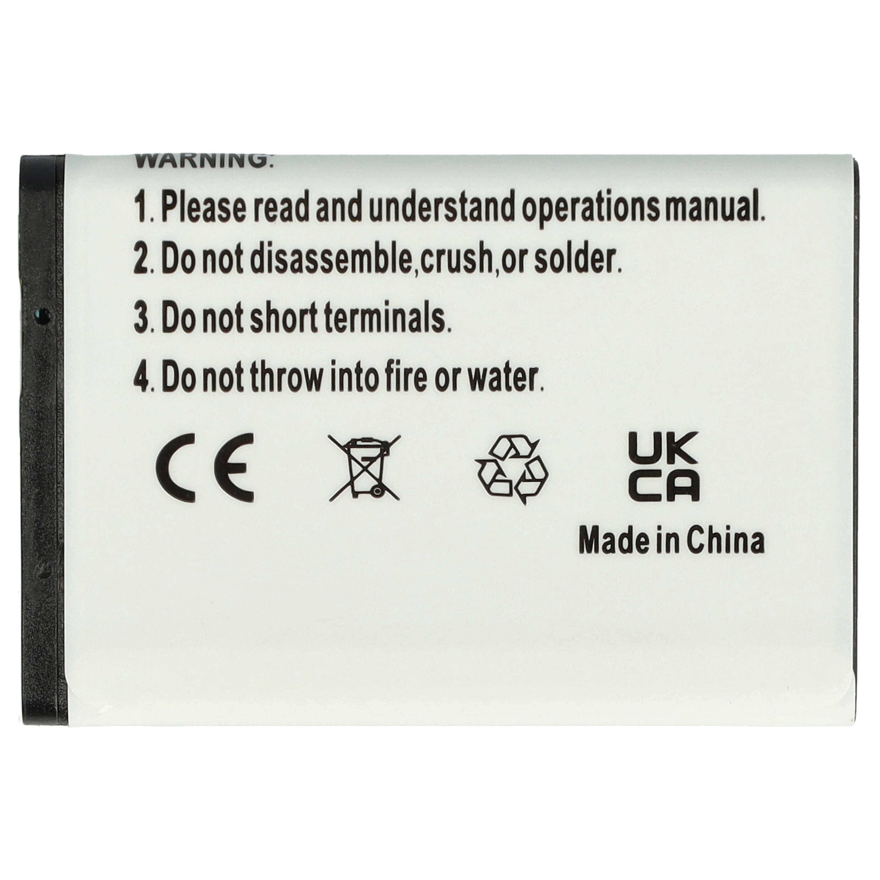 vhbw Akku kompatibel mit Samsung GT-E2600, GT-E2350, GT-M2710C, GT-E2210C, GT-E2530, GT-E2350B Handy Smartphone Telefon (600 mAh, 3,7 V, Li-Ion)