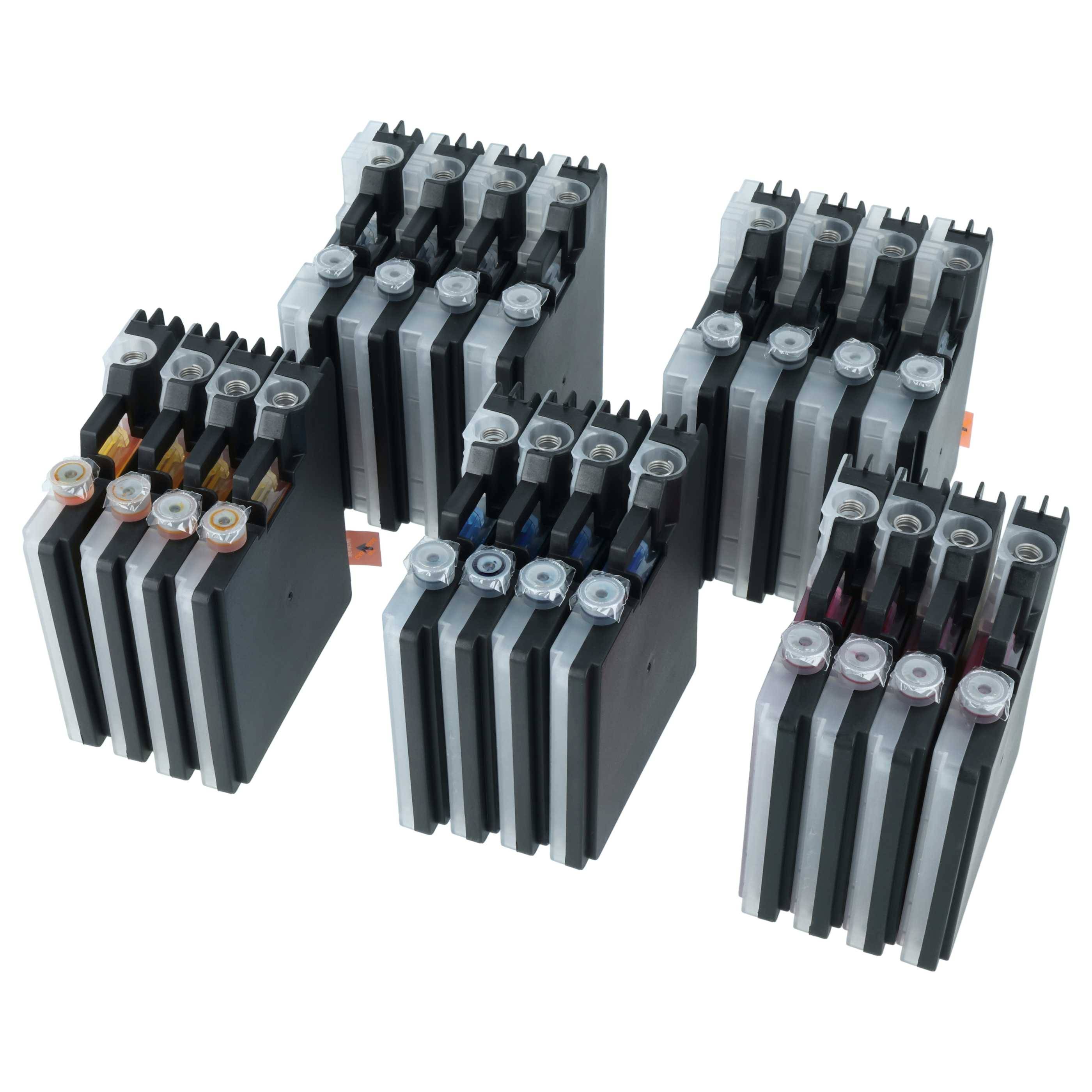 vhbw 20x Tintenpatronen kompatibel mit Brother MFC-J615W | MFC-J615, MFC-J415W, MFC-J415, MFC-J410, MFC-J265W, MFC-J265 Drucker (Kompatibel)