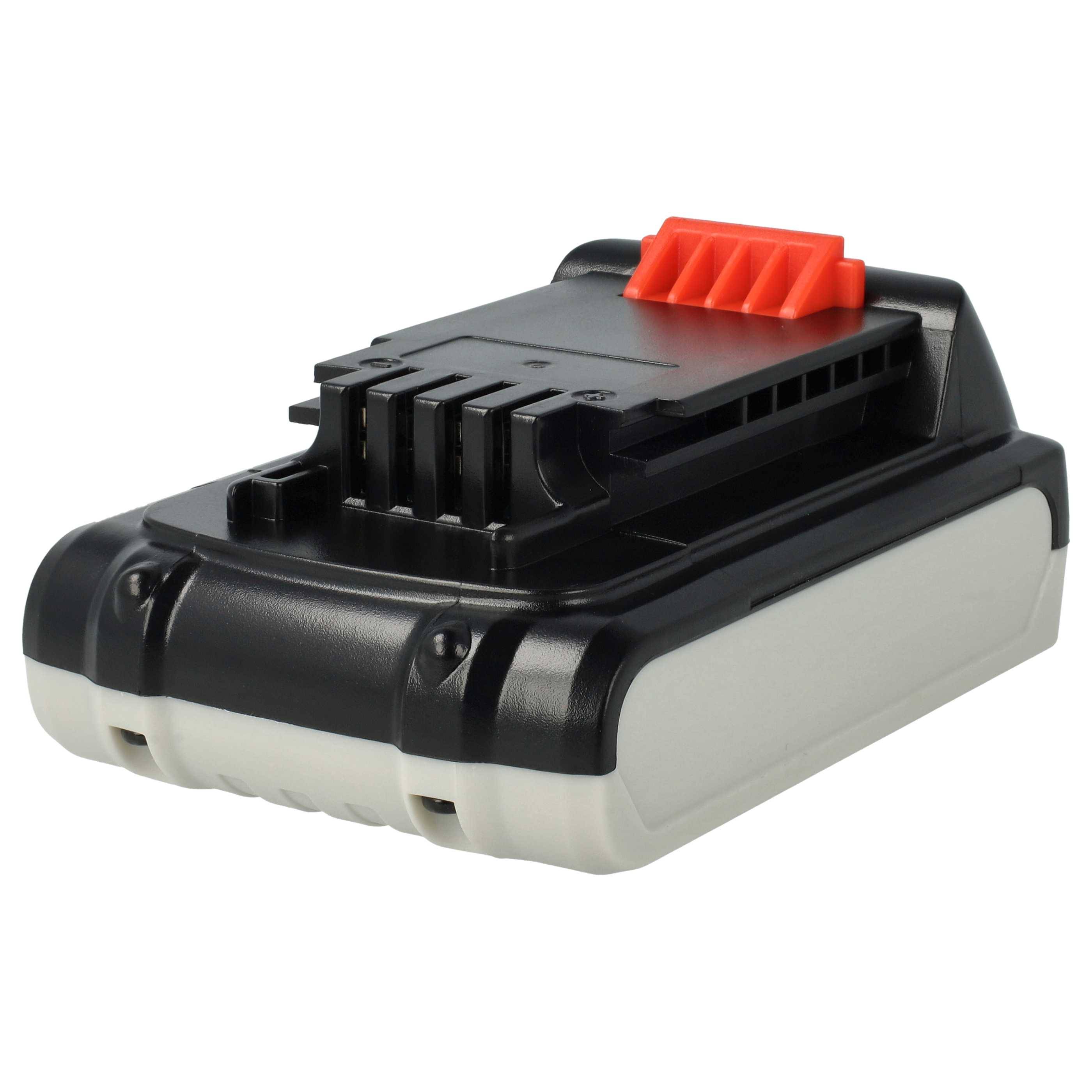 vhbw 1x Akku kompatibel mit Black & Decker HP186F4L, HP186F4LBK, HP186F4LK, GTC800L, GXC1000L Werkzeug (2000 mAh, Li-Ion, 18 V)