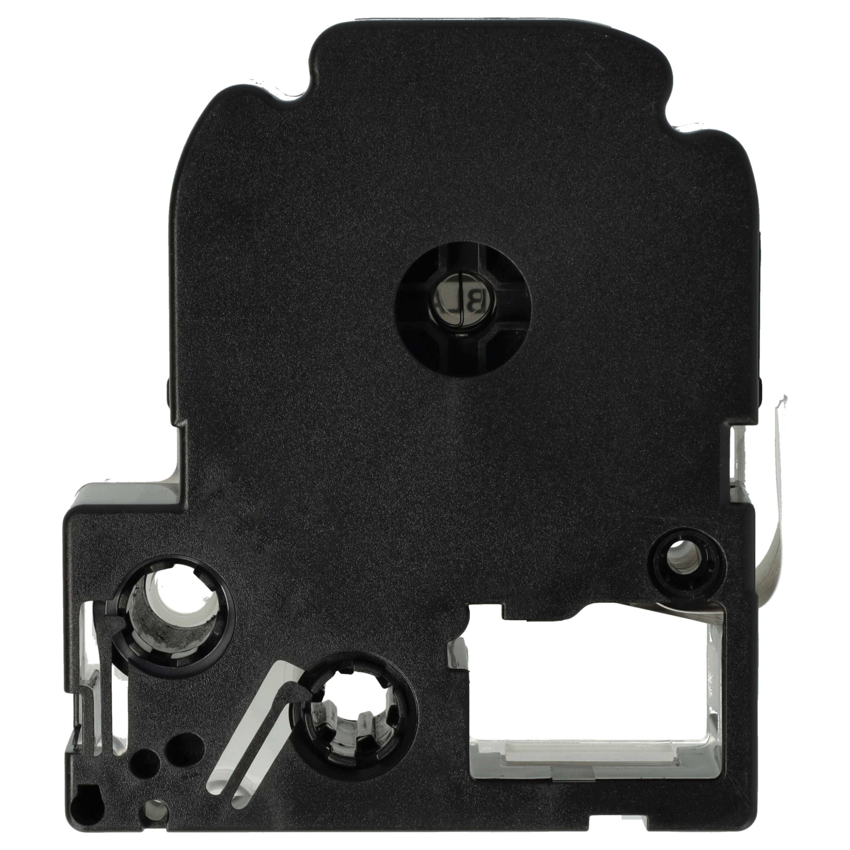 vhbw Schriftband-Kassette kompatibel mit Epson LabelWorks LW-1000P | LW-600P Etiketten-Drucker 8m x 24mm Schwarz auf Weiß - Ersatz für SS24KW, LC-6W
