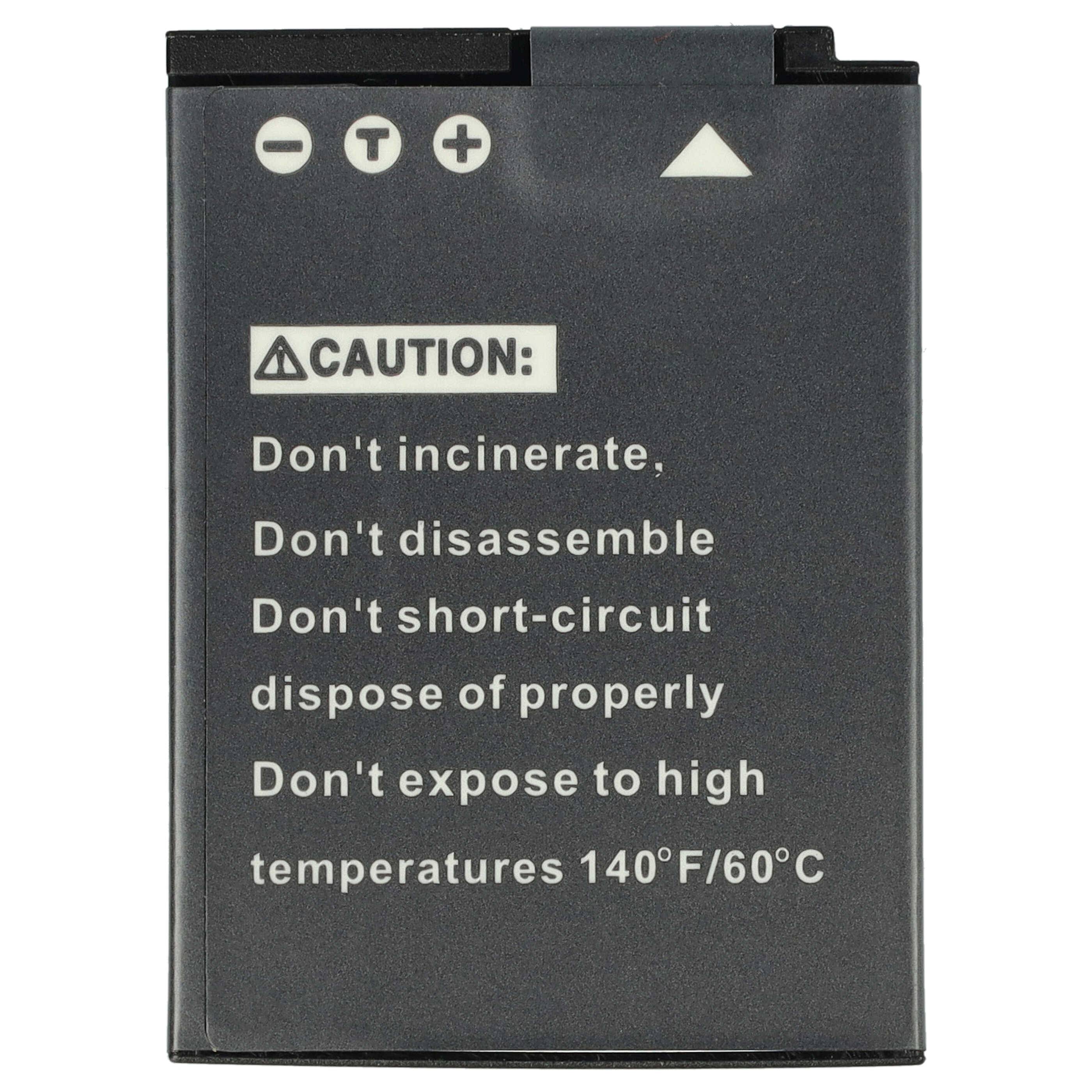 vhbw Li-Ion Akku 700mAh (3.6V) kompatibel mit Kamera Camcorder Video Nikon CoolPix A1000, B600 Ersatz für EN-EL12.