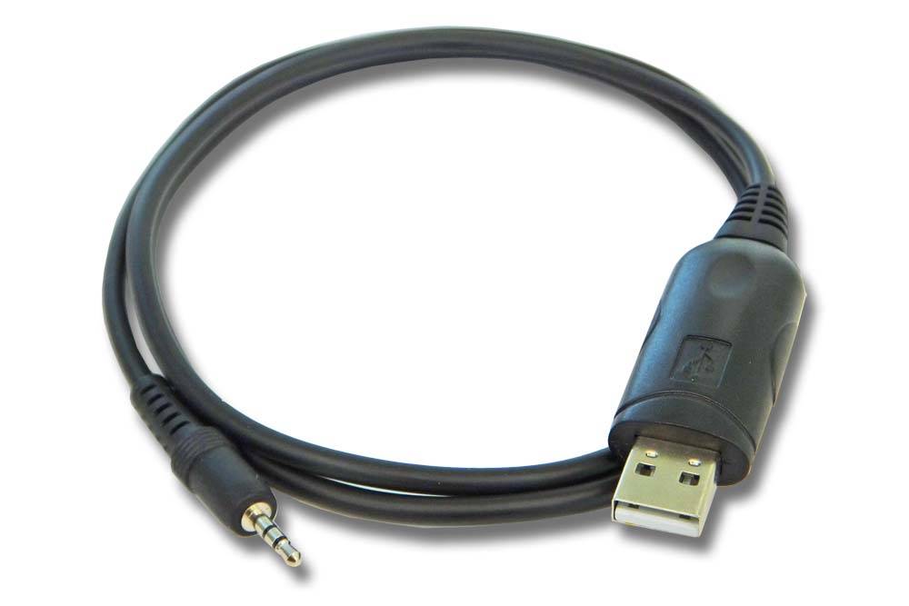 vhbw USB Programmierkabel Ersatz für Motorola PMKN4004, DSK001C706, AAPMKN4004 für Funkgerät, schwarz