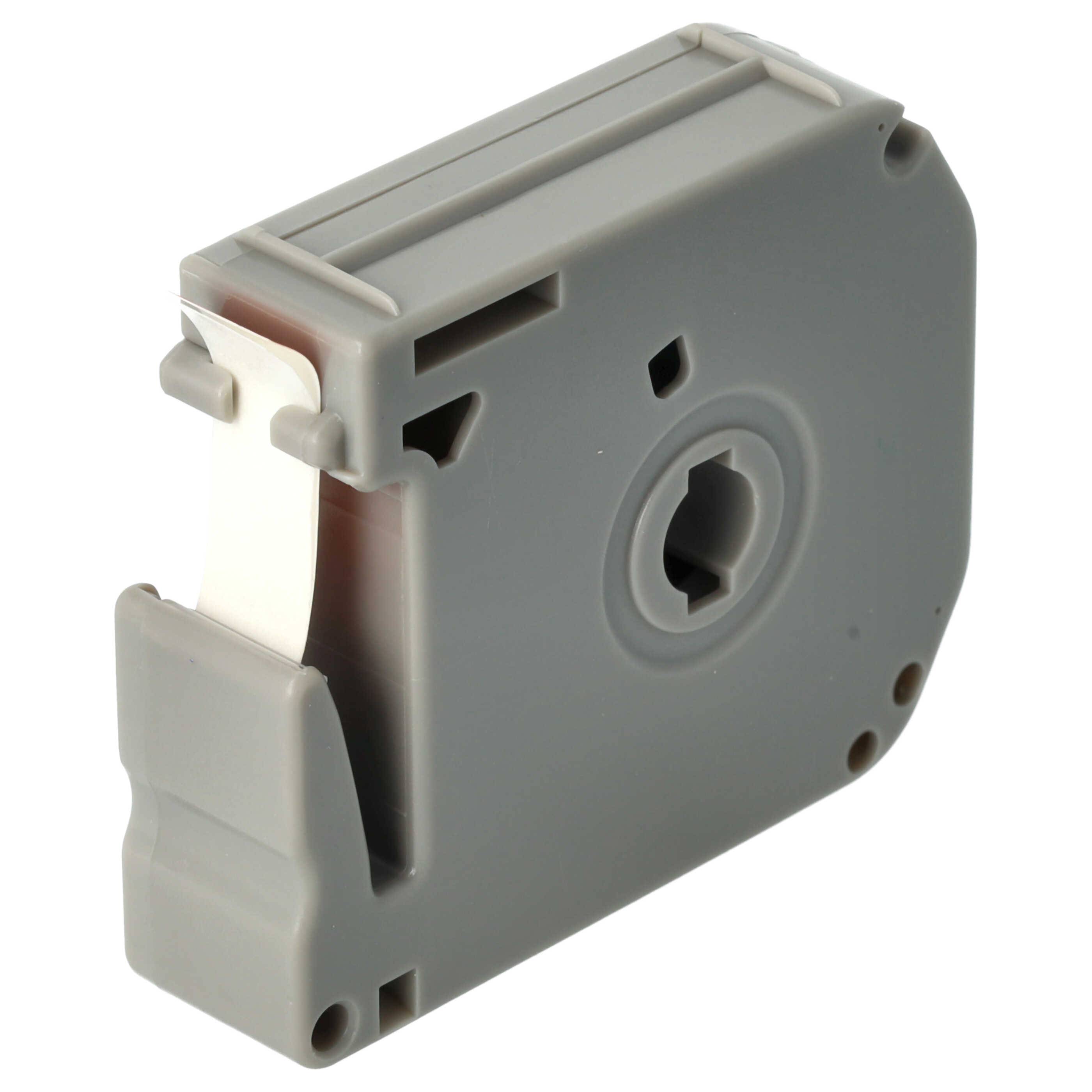 vhbw Schriftband-Kassette kompatibel mit Brother PT PT-90, PT-85, PT-80SCCP, PT-80, PT-M95, PT-70SR Etiketten-Drucker 8m x 9mm Schwarz auf Rot