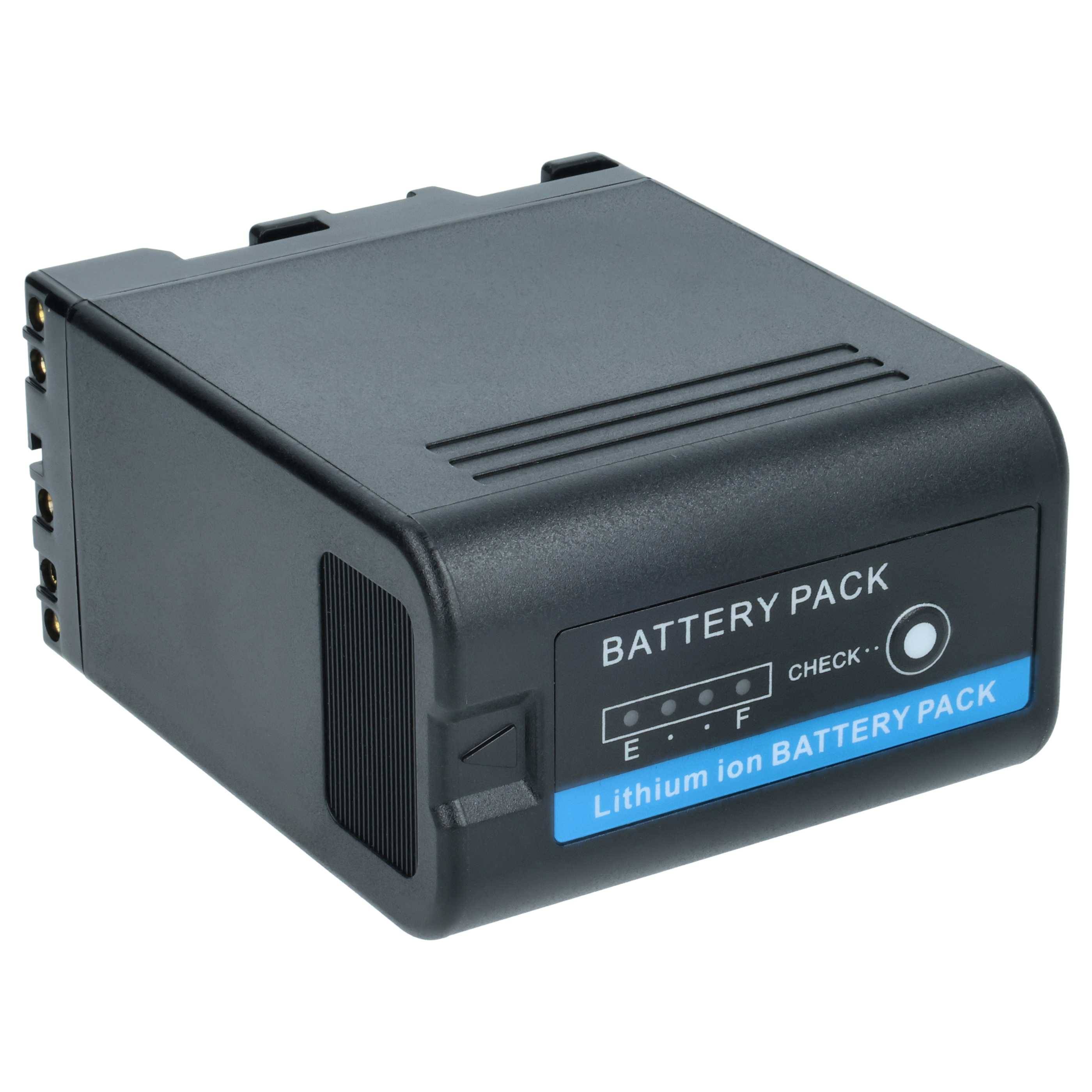 vhbw 2x Akku kompatibel mit Sony PMW-EX3, PMW-F3, PMW-EX1, PMW-EX1r Videokamera Camcorder (5200 mAh, 14,8 V, Li-Ion) + Infochip