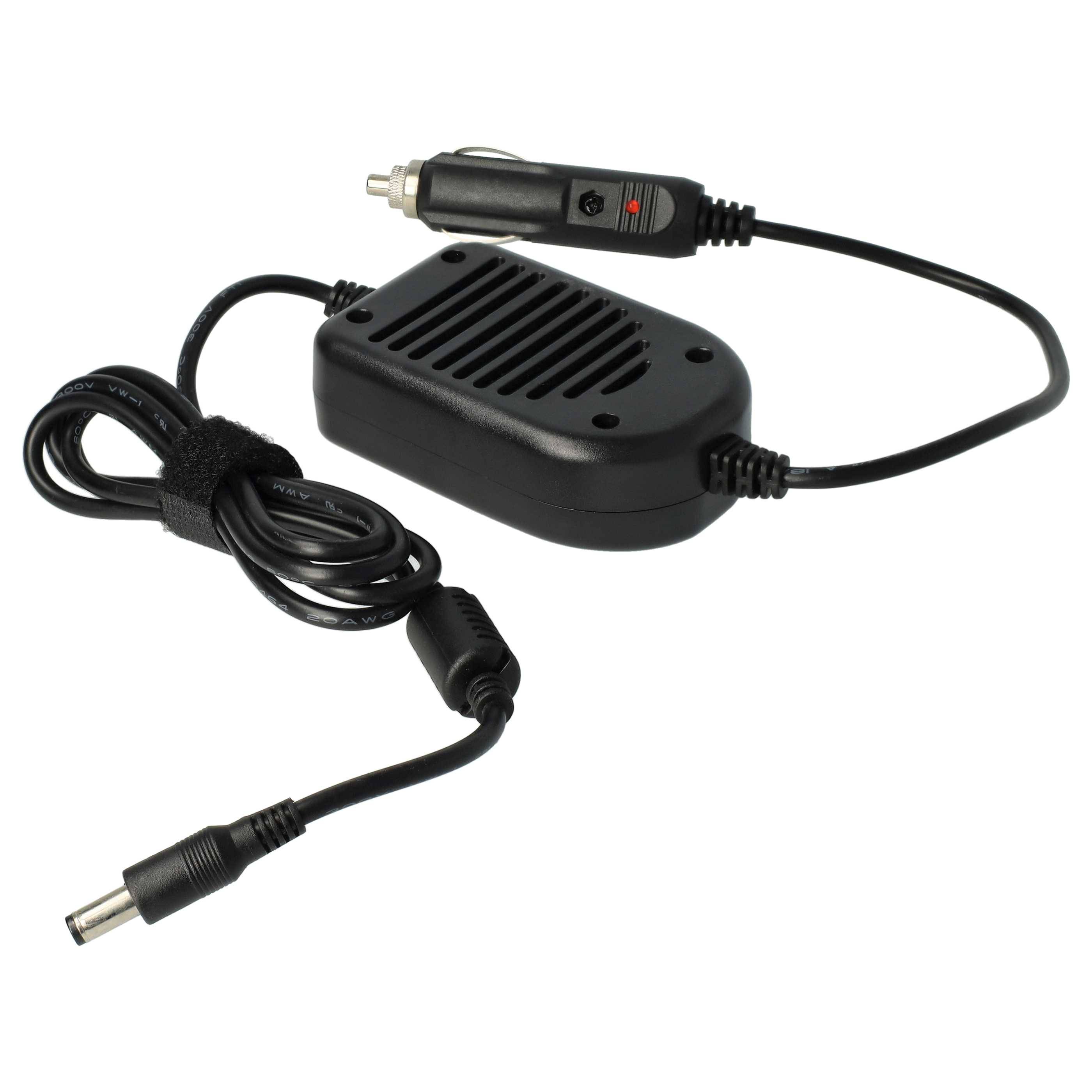 vhbw KFZ-Ladekabel kompatibel mit Acer Aspire 1200 Notebook - 12V Ladegerät Schwarz 4,74 A