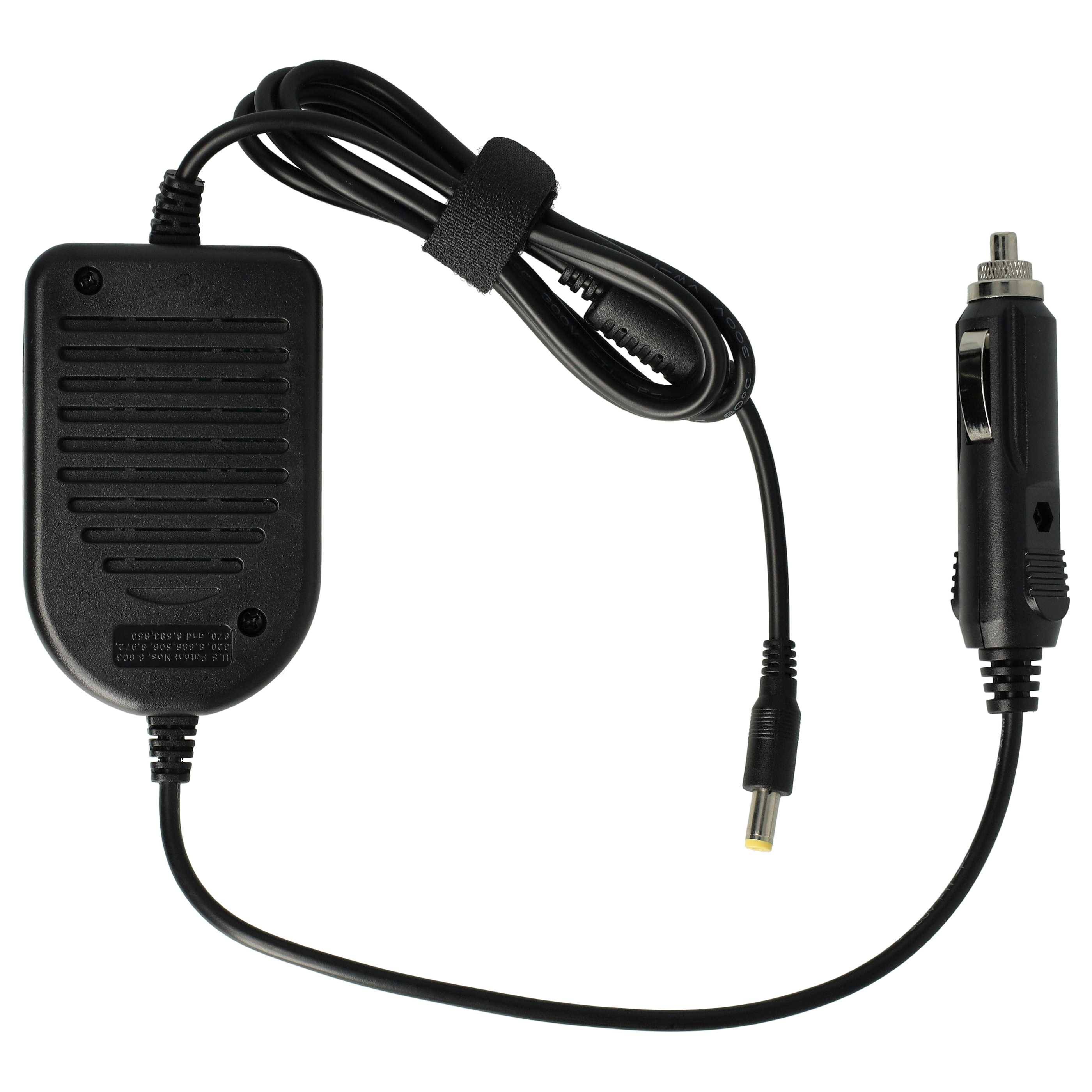 vhbw KFZ-Ladekabel kompatibel mit Acer eMachines G627, G630, G725, G720 Notebook - 12V Ladegerät Schwarz 3.42 A