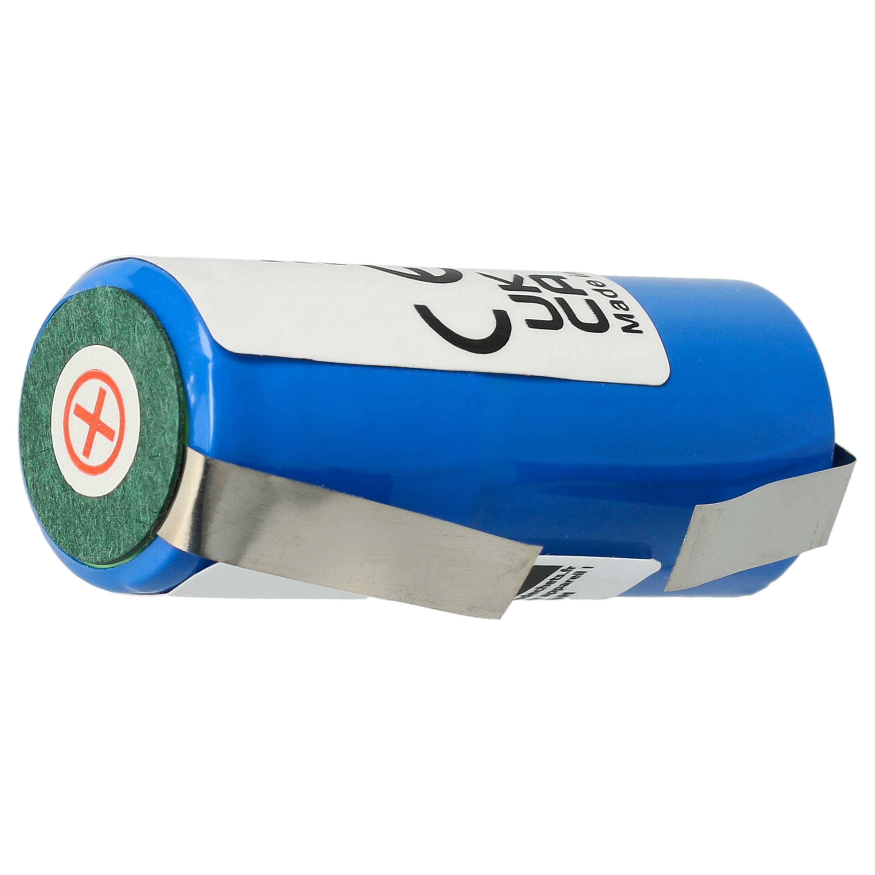 vhbw Akku kompatibel mit Braun Oral-B Triumph | Sonic Complete, Professional Care, Sensitive elektrische Zahnbürste (2500 mAh, 1,2 V, NiMH)