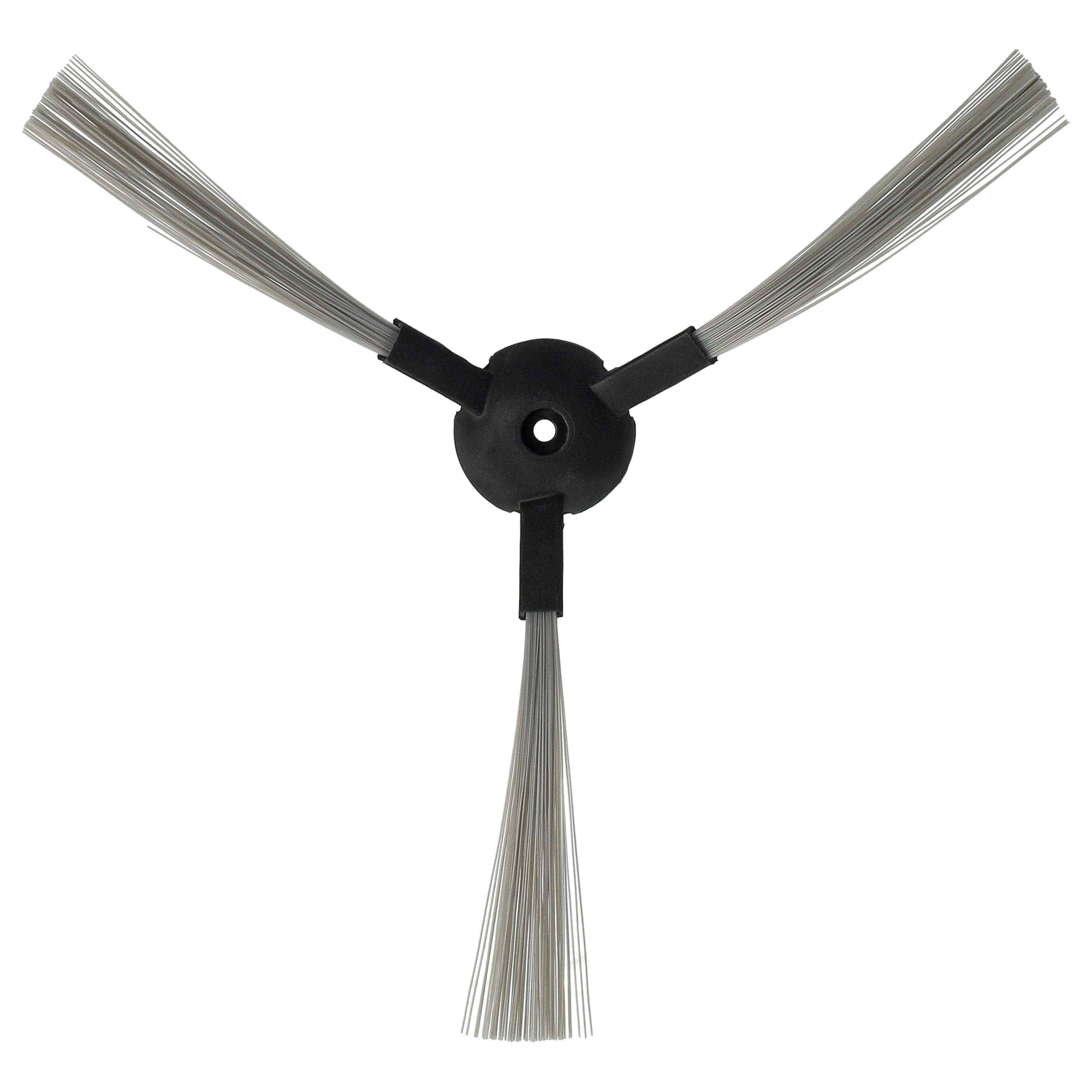 vhbw Seitenbürste kompatibel mit KV8 210XR, 210C Saugroboter - schwarz / weiß