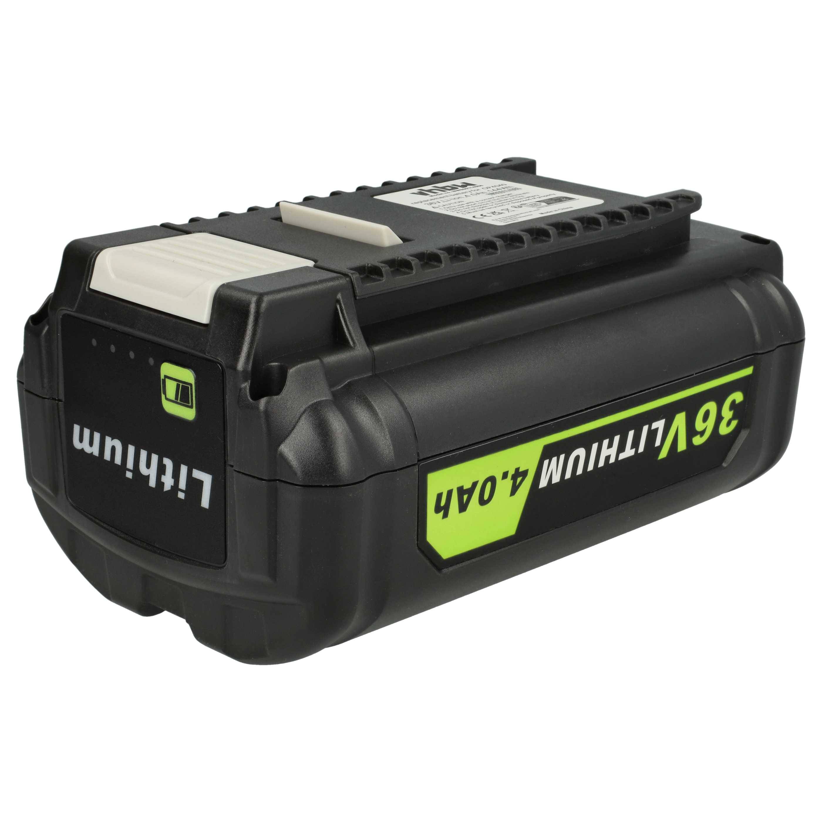 vhbw 1x Akku kompatibel mit Ryobi RY40250, RY40220, RY40202, RY40204, RY40402, RY40400, RY40210 Werkzeug (4000 mAh, Li-Ion, 36 V)