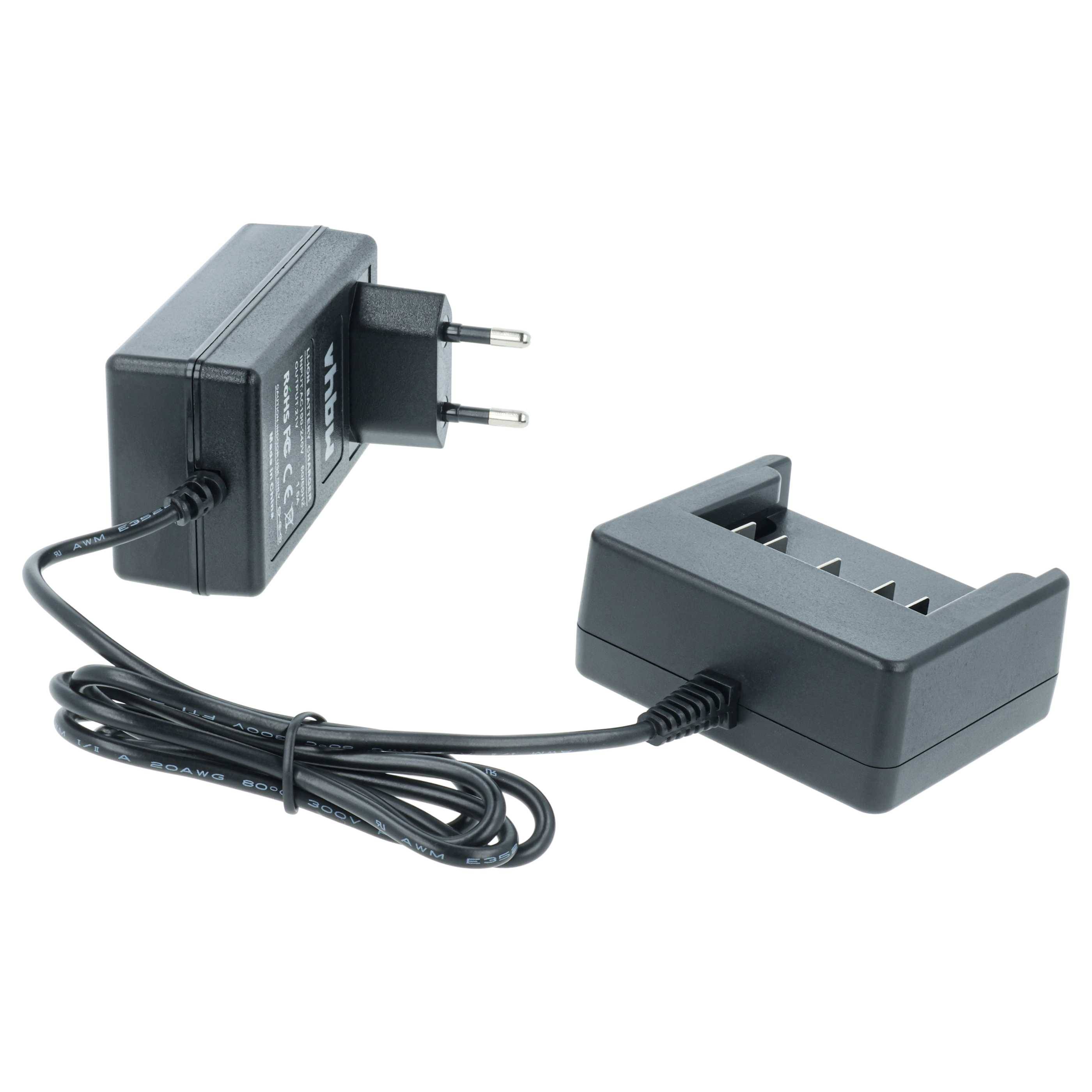 vhbw Ladegerät kompatibel mit Bosch GBH 18 V-LI | GCB 18 V-LI, GDR 18 V-LI, GDS 18 V-LI, GDS 18V-LI HT, GGS 18 V-LI Werkzeug Akkus